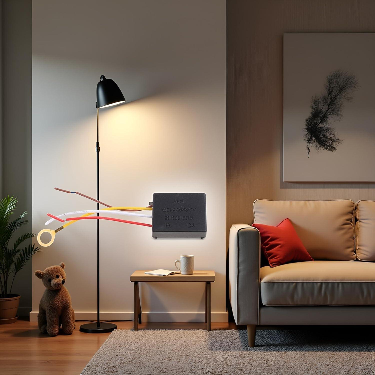 Interruptor táctil para lámpara de mesa WsjiaboFux 1 vía