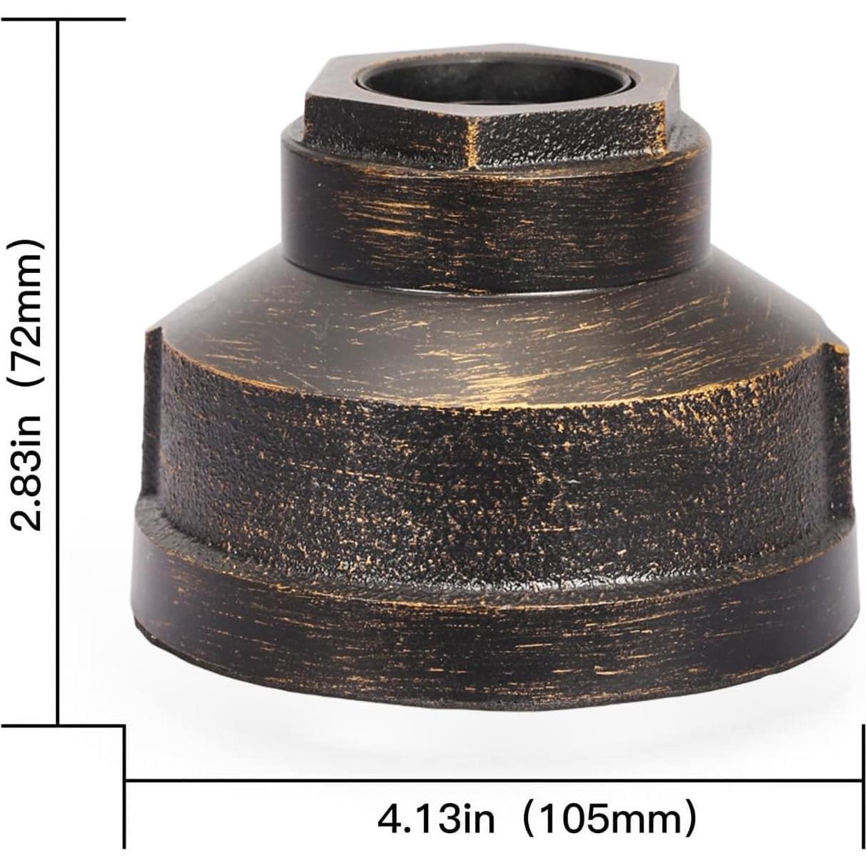 Base de Lámpara Táctil Boncoo Industrial Vintage 105mm