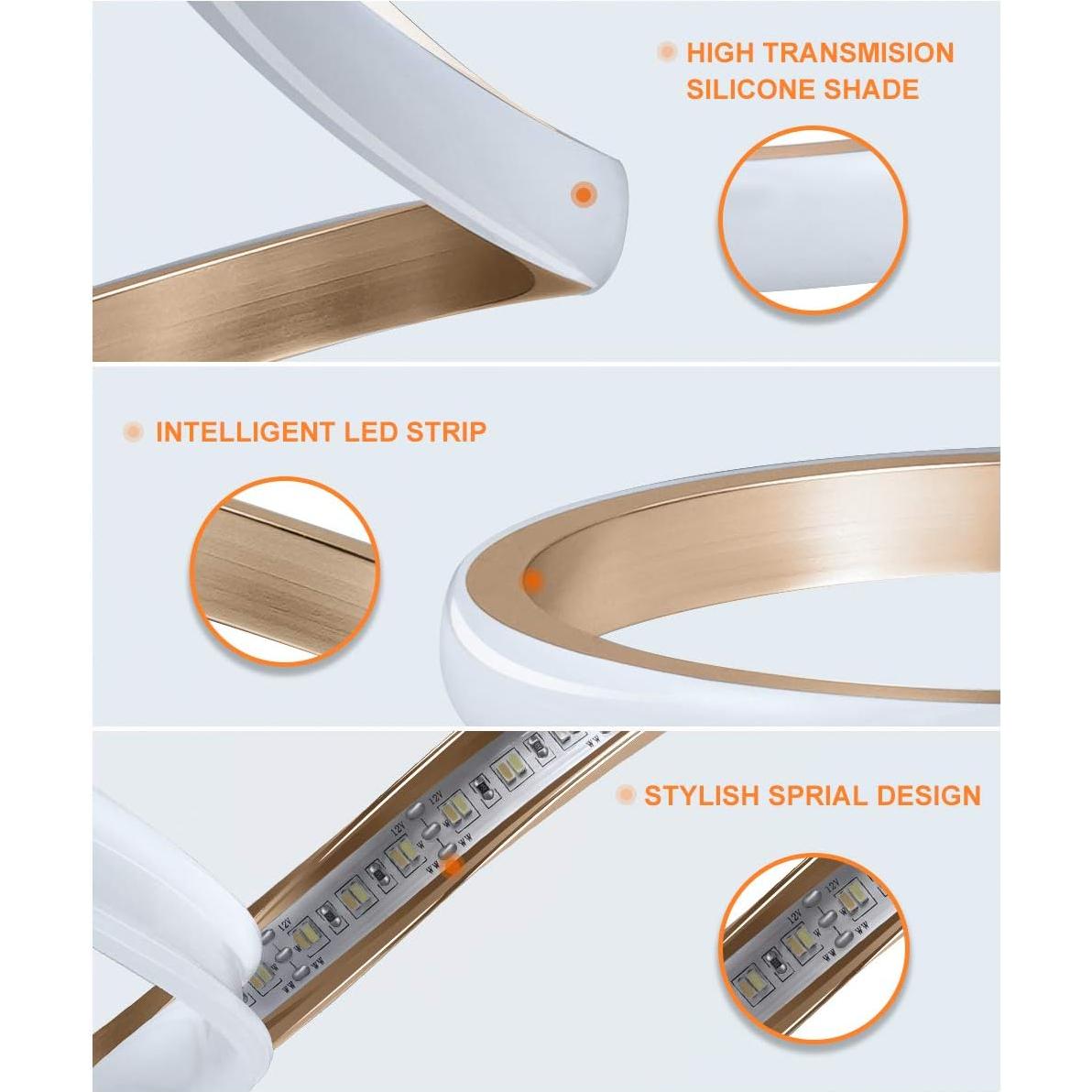 Lámpara de Mesa LED NUÁR Dimmable 3 Colores Diseño Minimalista