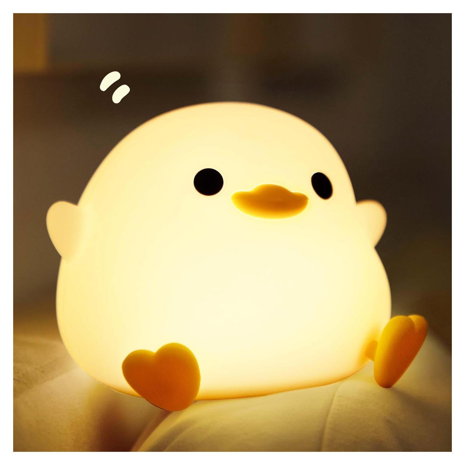Luz Nocturna Pato Dodo Bemeedligt LED Recargable Táctil