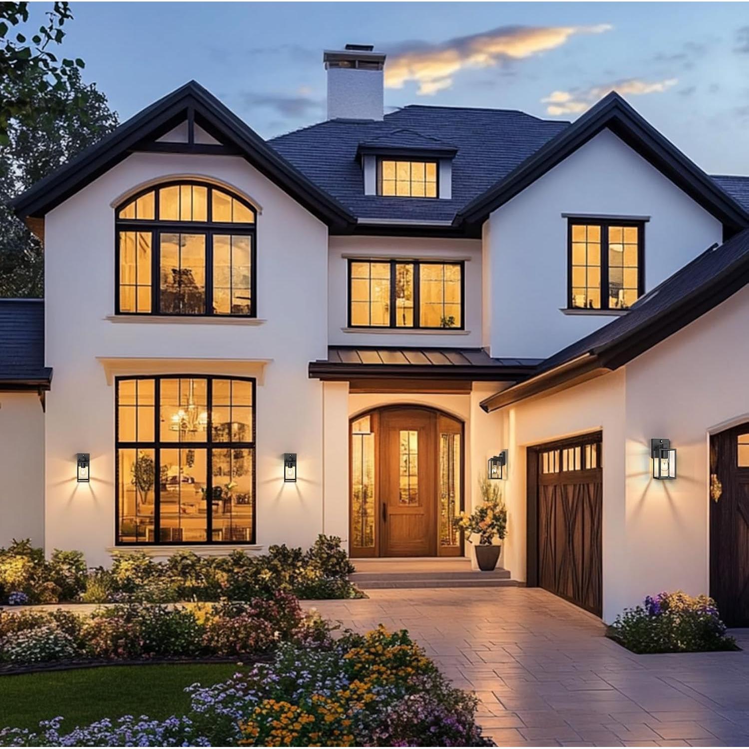 Lámparas de Pared Exterior PARTPHONER Dusk to Dawn 2-Pack