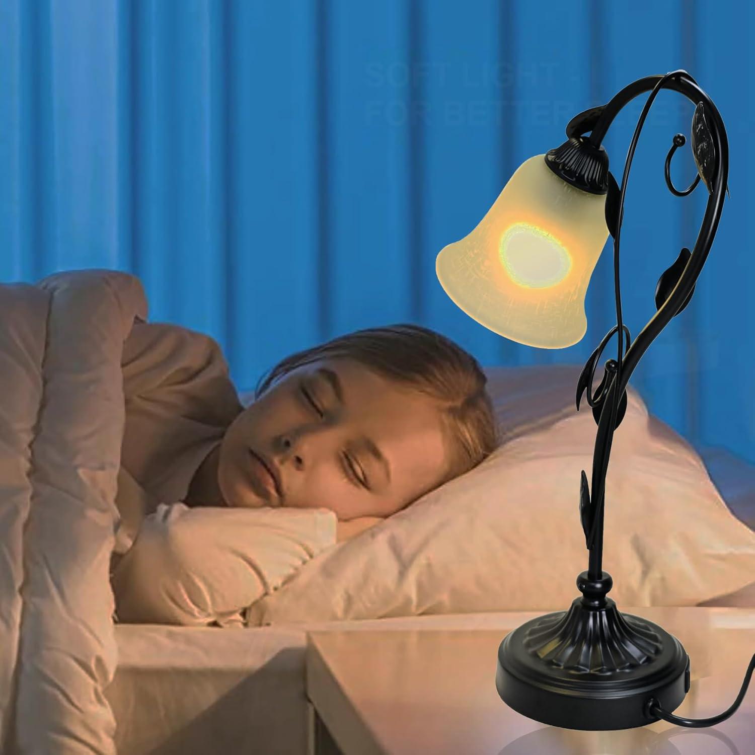 Lámpara Táctil Regulable Flashell 3 Modos USB Vintage 47cm