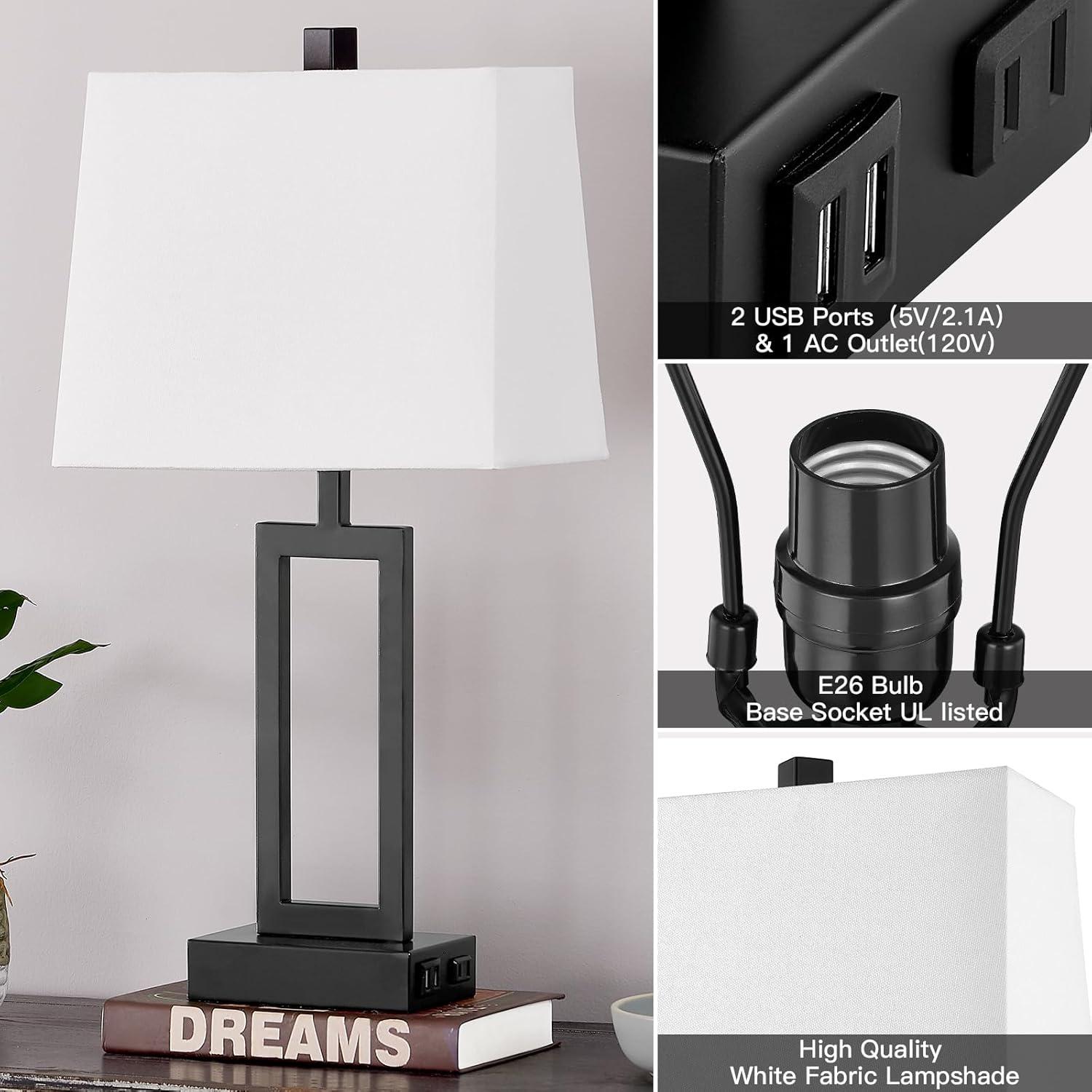 Juego de 2 Lámparas de Mesa Táctiles Lolikit con USB