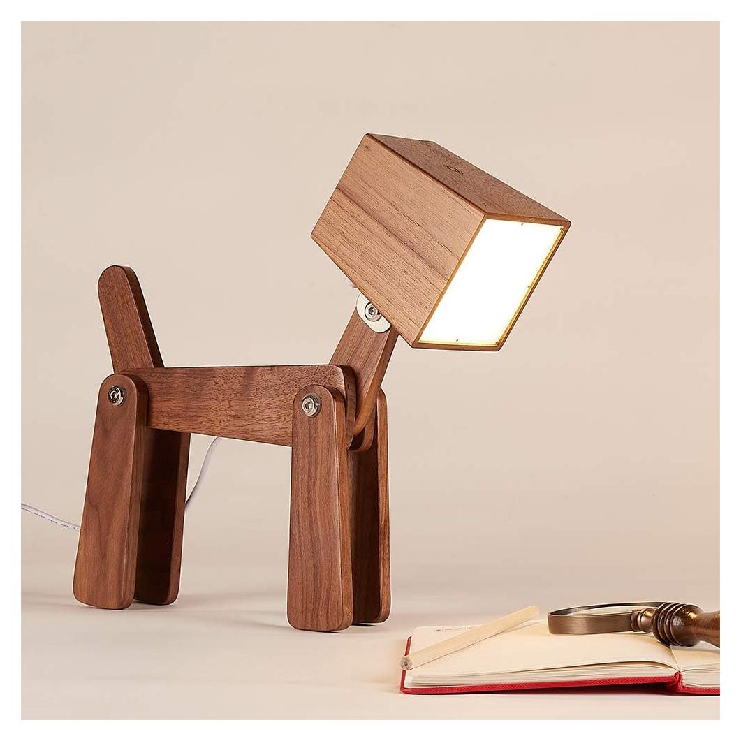 Lámpara de Mesa Perro HROOME TLP009M-WAL Regulable 32.8cm