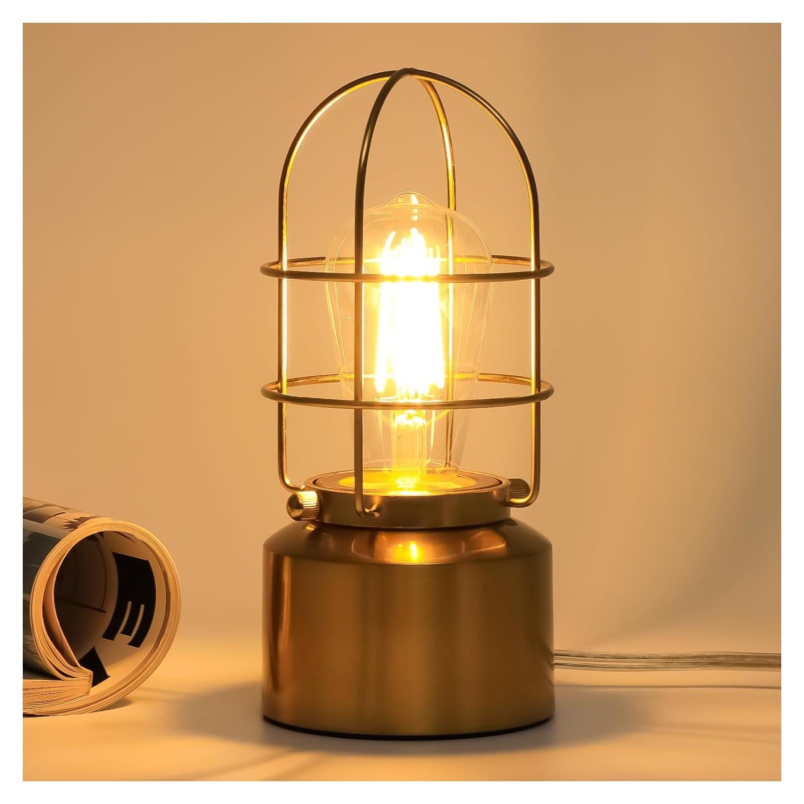 Lámpara de Mesa Regulable Haian Support Vintage Steampunk