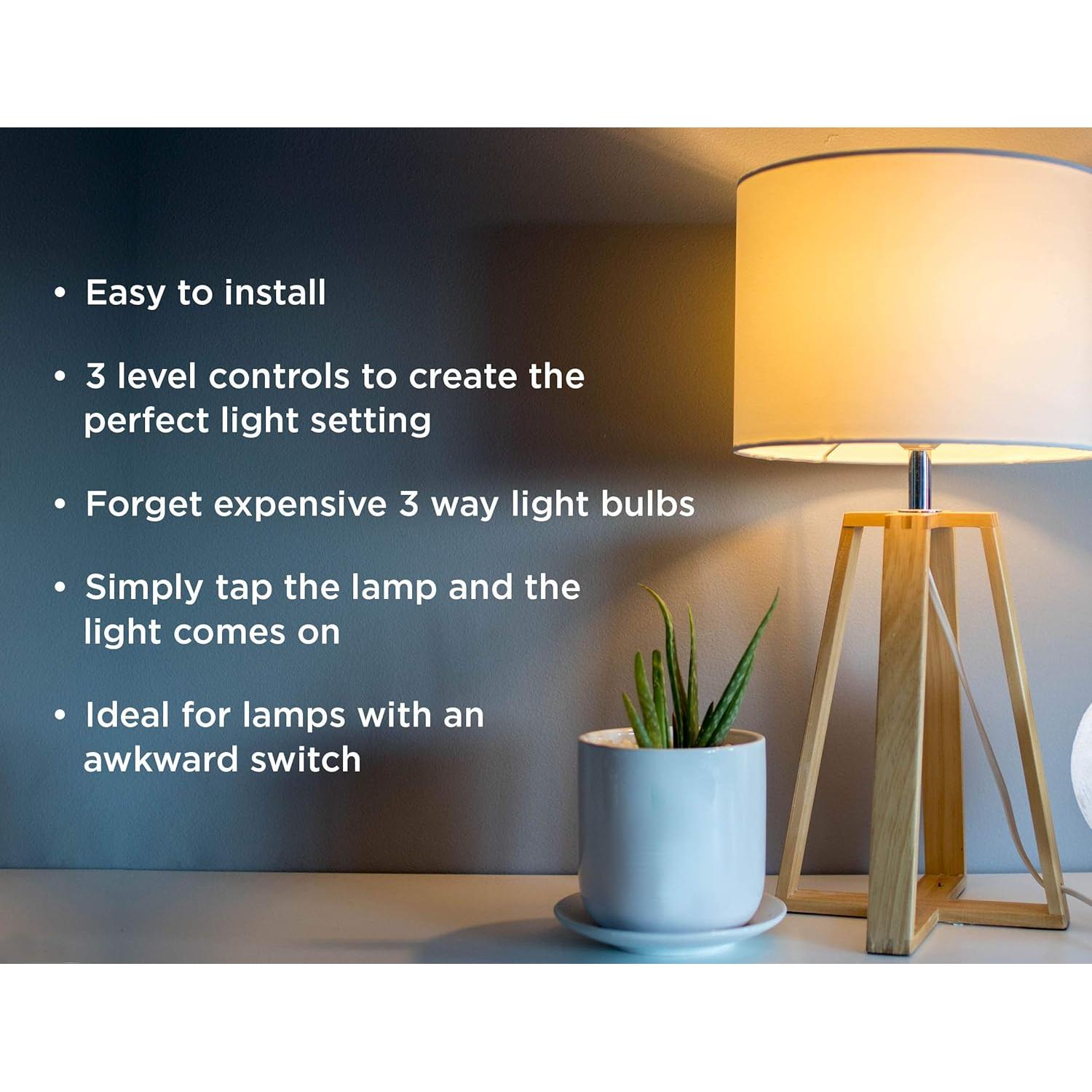 Dimmer Táctil Westek 200W Blanco 2 Unidades