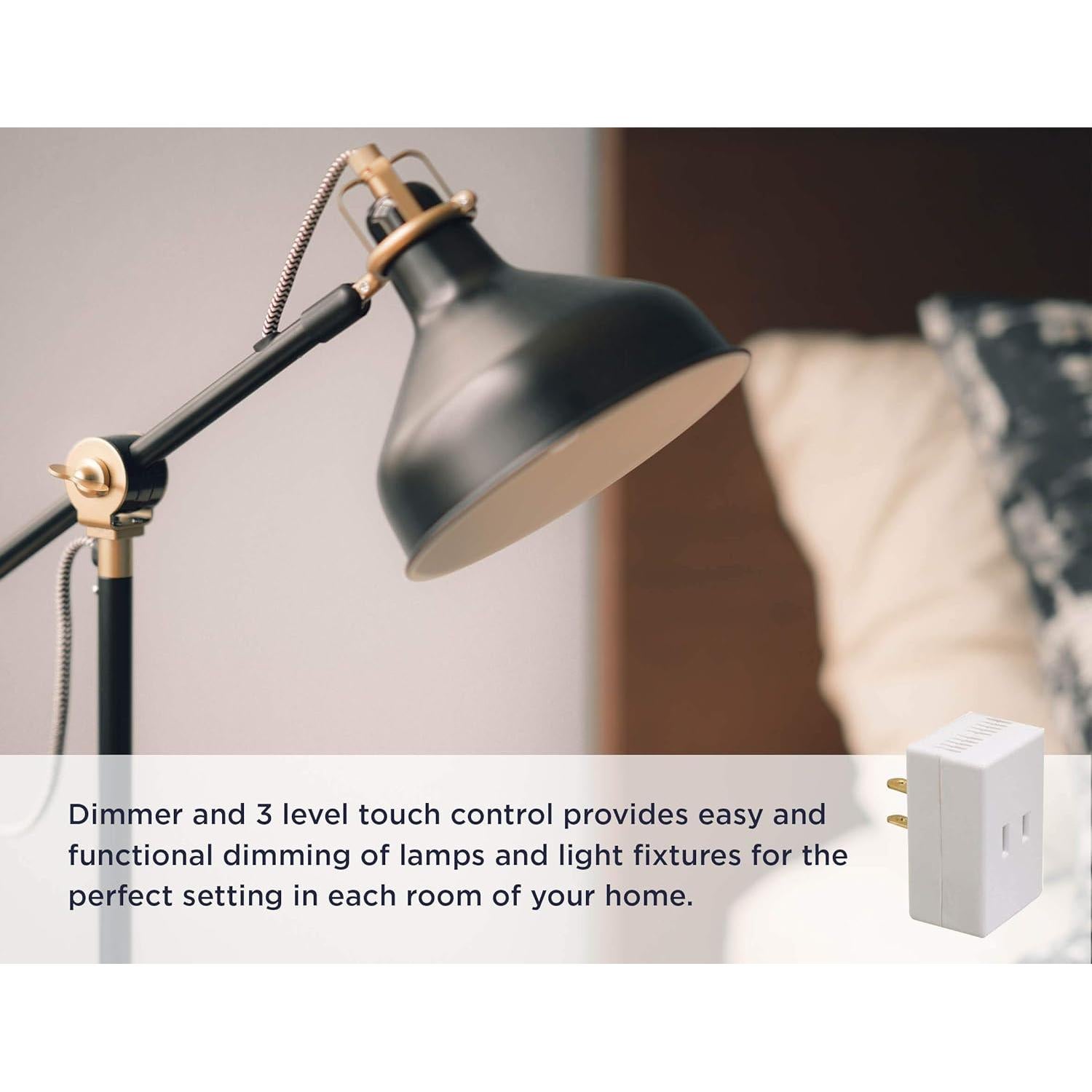 Dimmer Táctil Westek 200W Blanco 2 Unidades