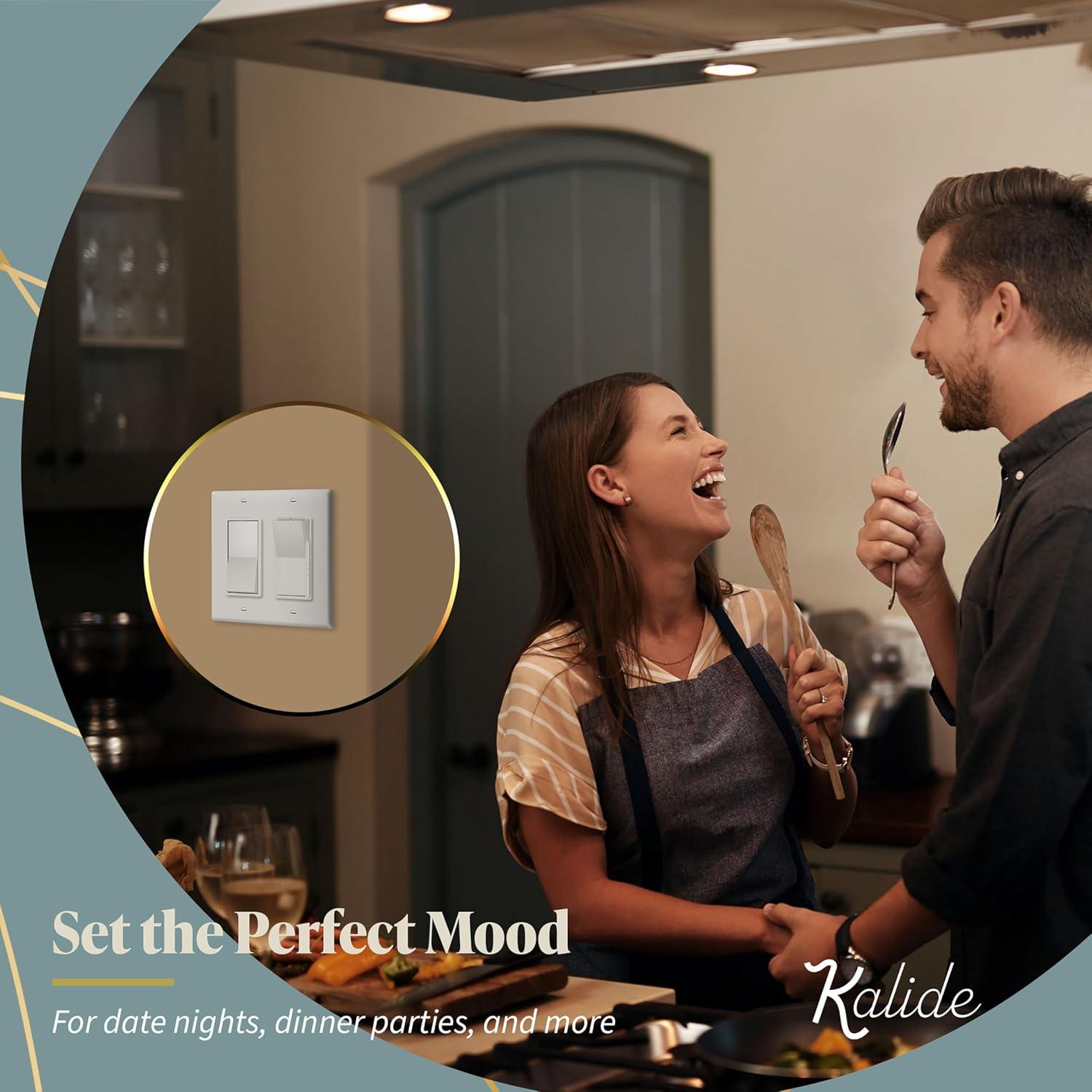 Interruptor Dimmer LED Top Greener Kalide 300W Blanco