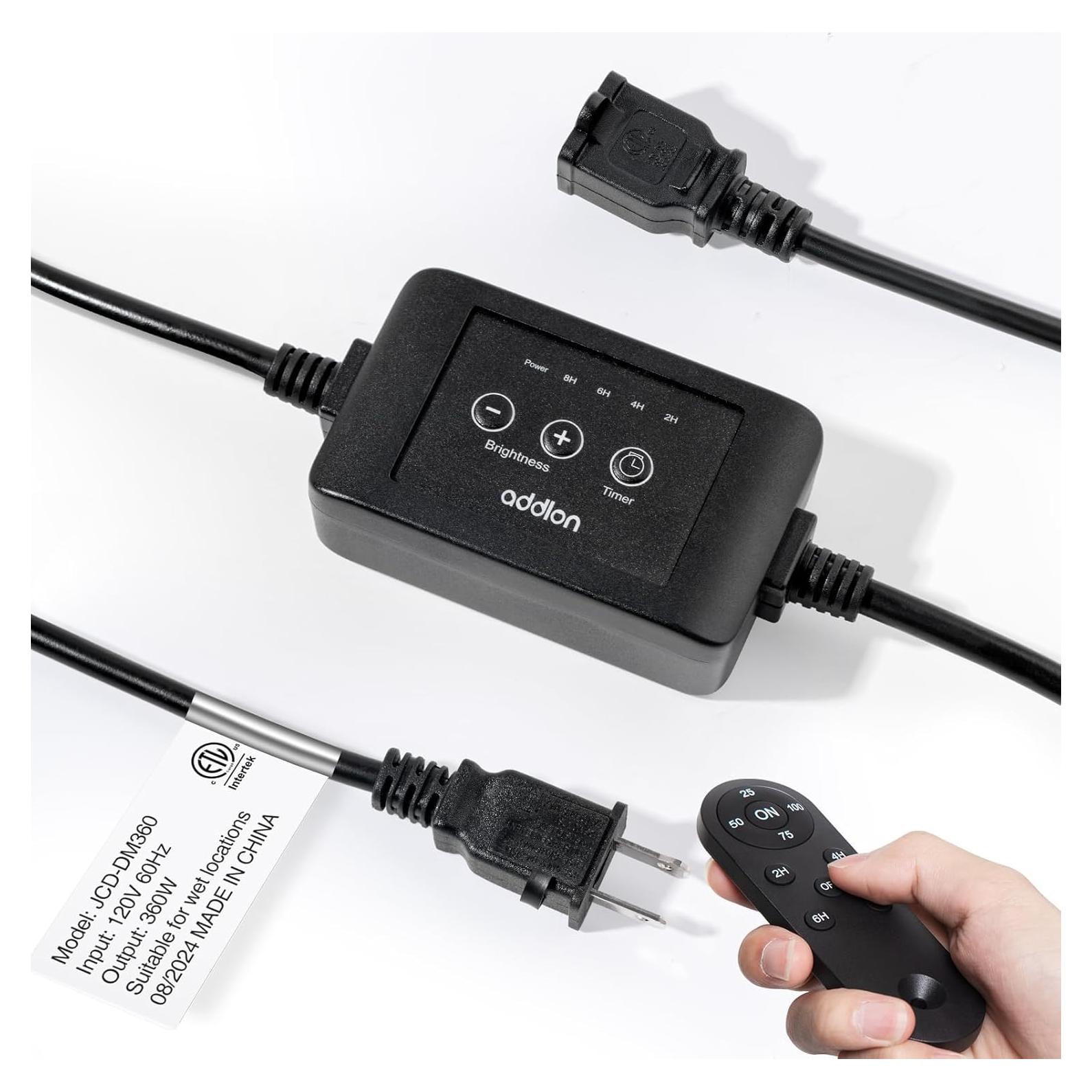 Dimmer addlon para luces de cuerda exteriores 300W con control remoto