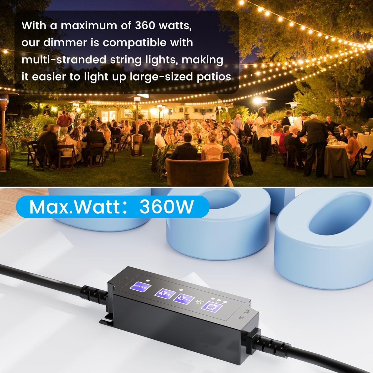 Atenuador Exterior OHLUX 360W con Temporizador y Memoria