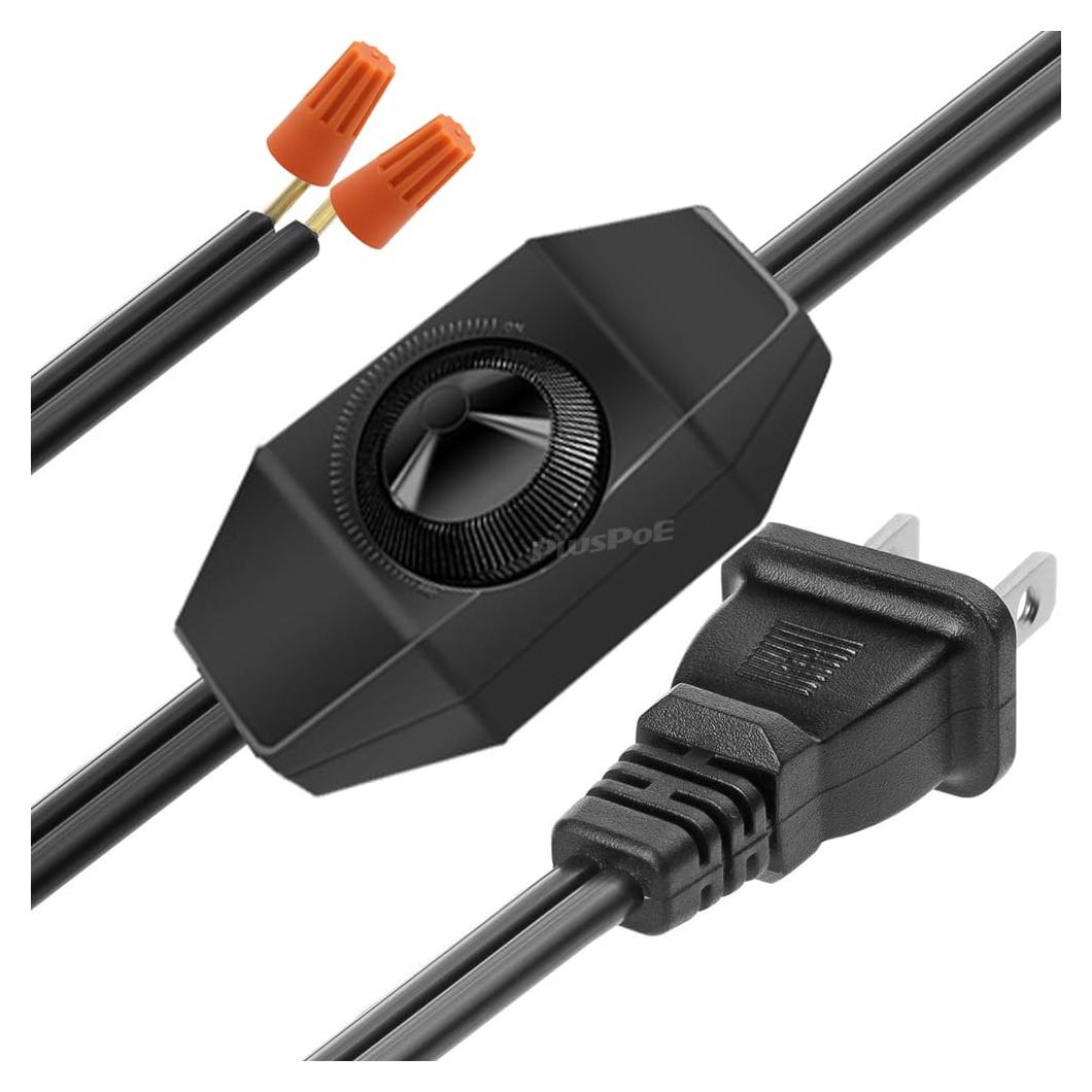 Interruptor Regulador PLUSPOE con Cable 1.8m para Luces LED
