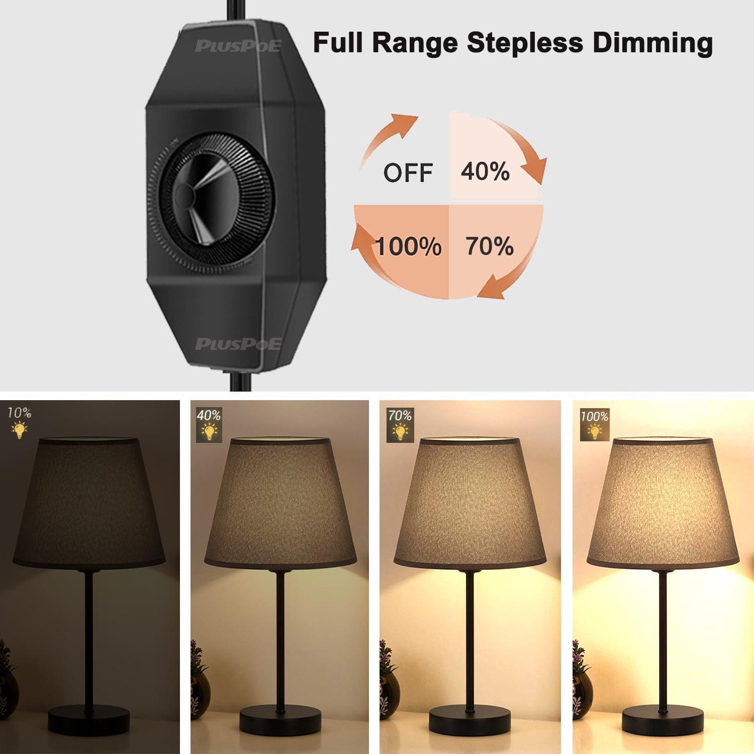 Interruptor Regulador PLUSPOE con Cable 1.8m para Luces LED