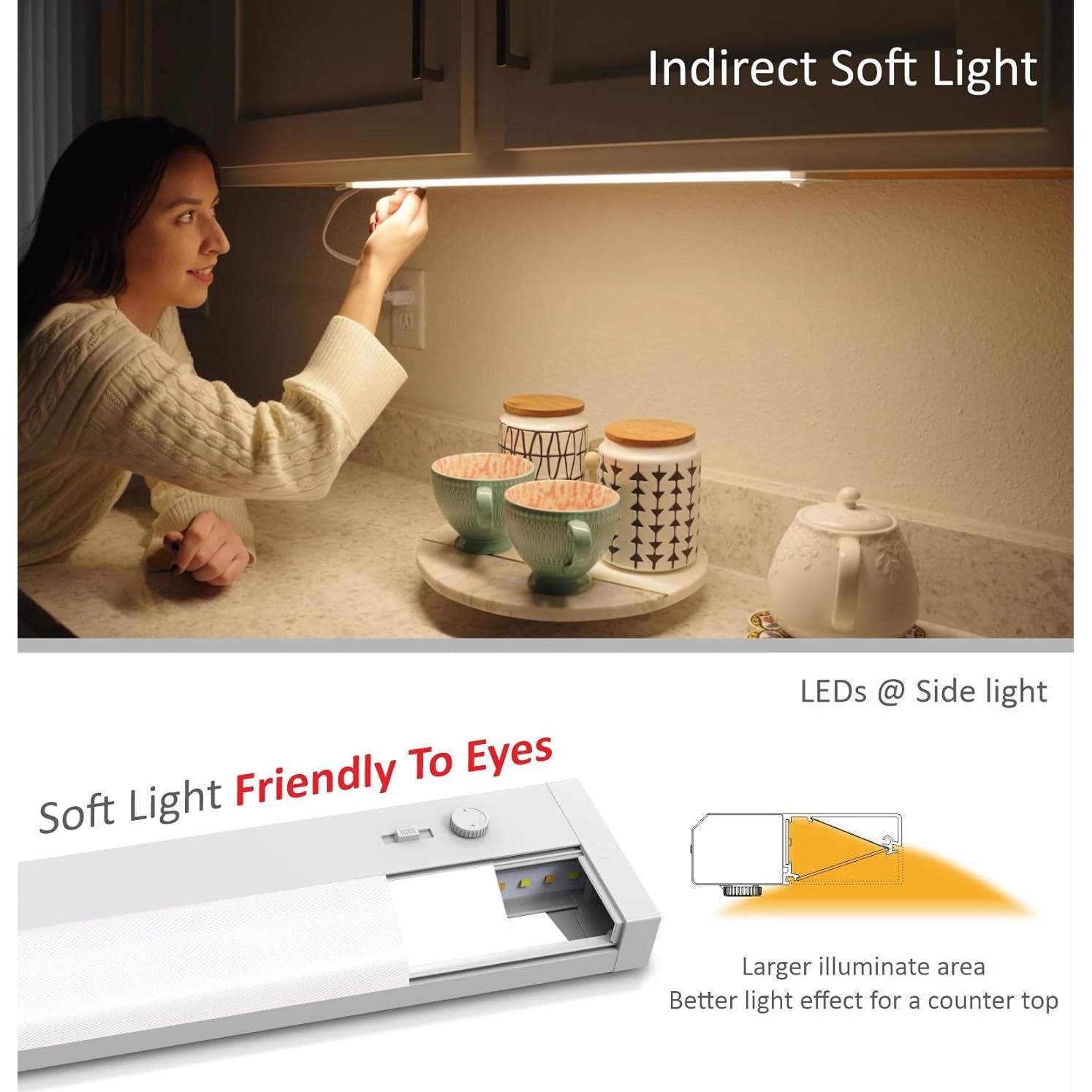 Iluminación LED Regulable Leetdud 30.48 cm 6W 5 Colores