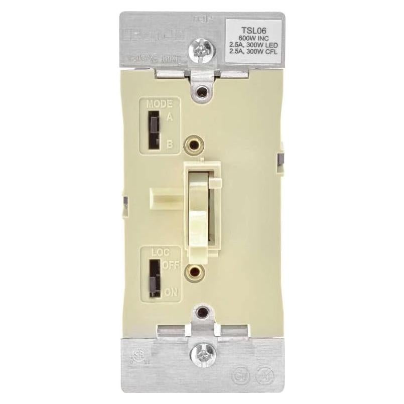 Interruptor de Atenuación Enchufable Leviton R01-TSL06-1KI 600W