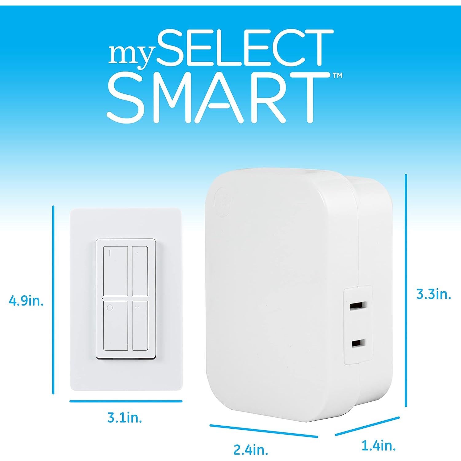 Interruptor Inalámbrico Regulable GE 37781, Control Remoto 1 Salida