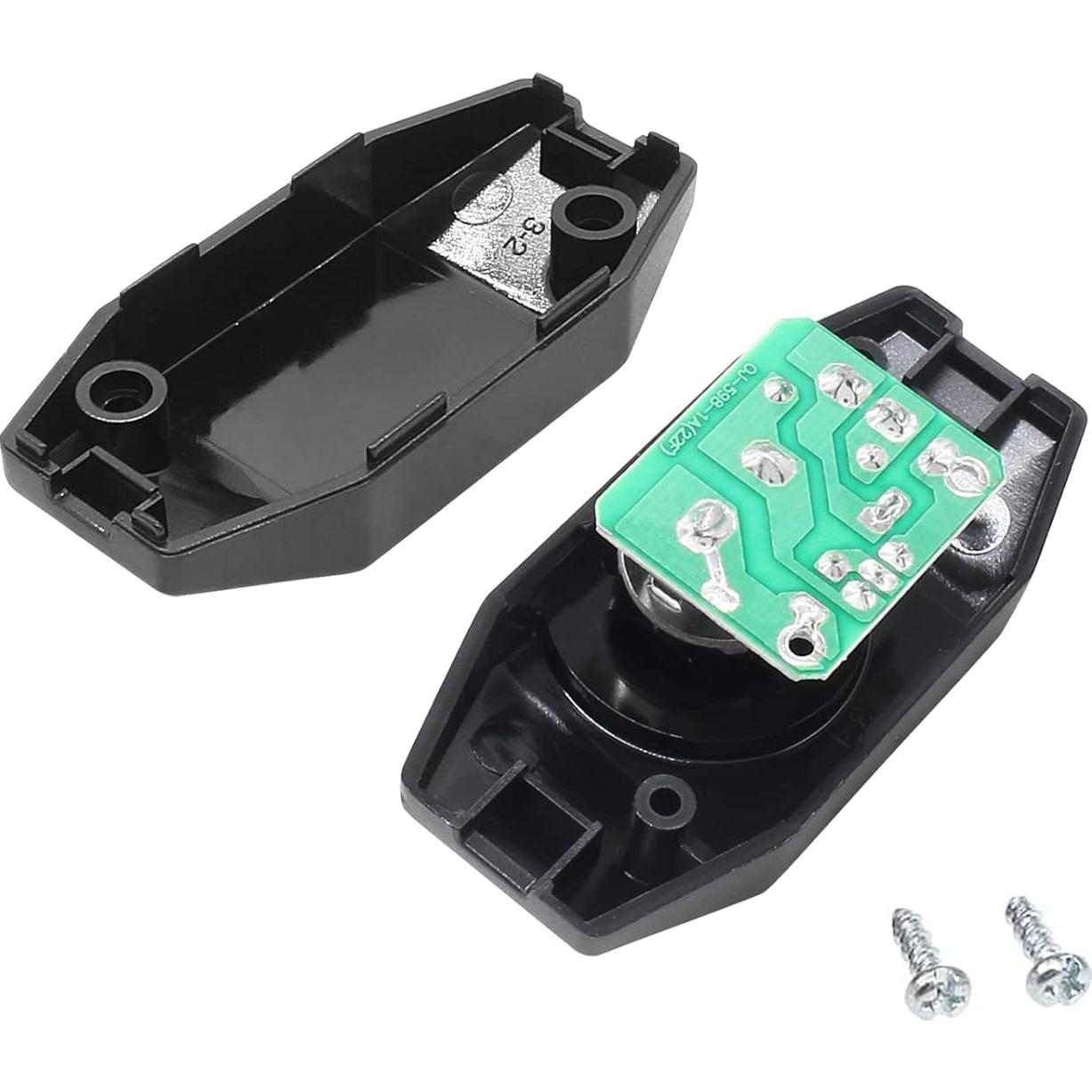 Interruptor Regulador de Brillo BokWin 3 Pcs Negro 220V