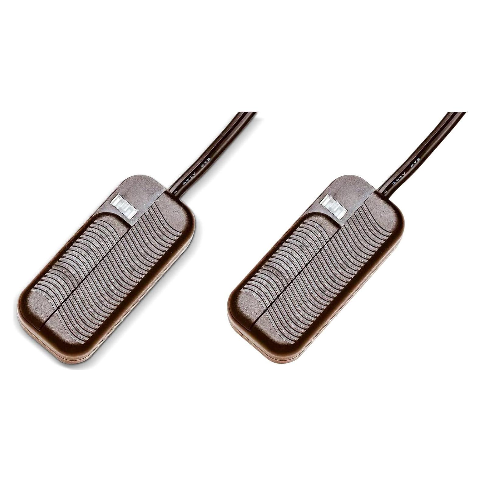 Juego de 2 Reguladores de Mesa de Luz CFL/LED Tesler Bronce