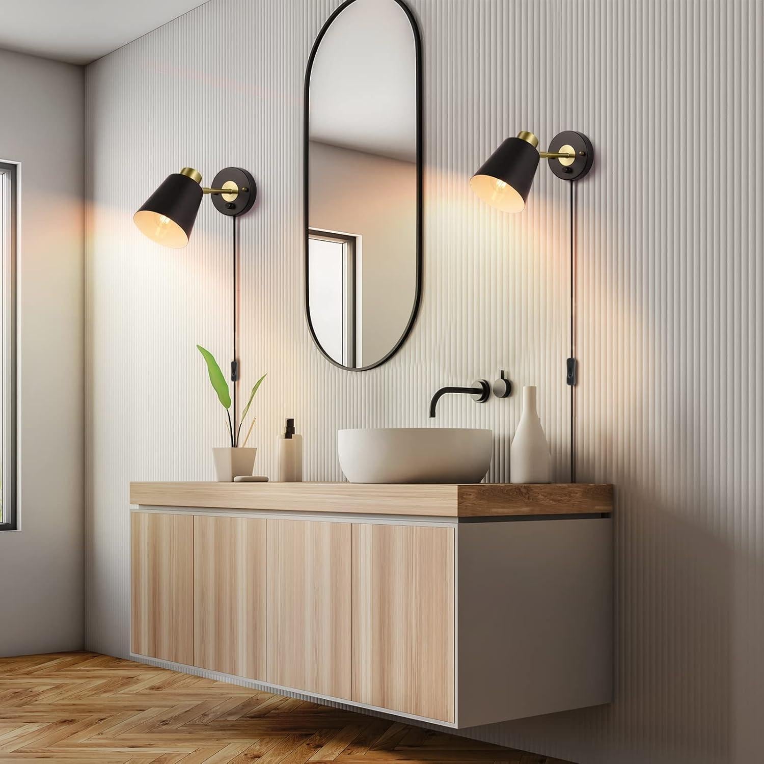 Aplique de Pared Regulable VATONI con 2 Bombillas LED 6W