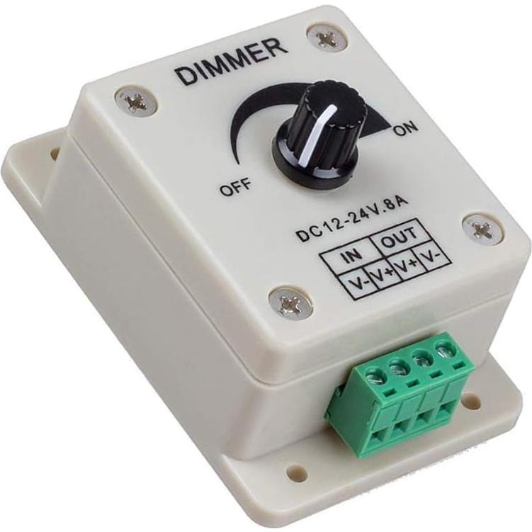 Controlador de Atenuación PWM HiLetgo 3pcs 12-24V 8A LED