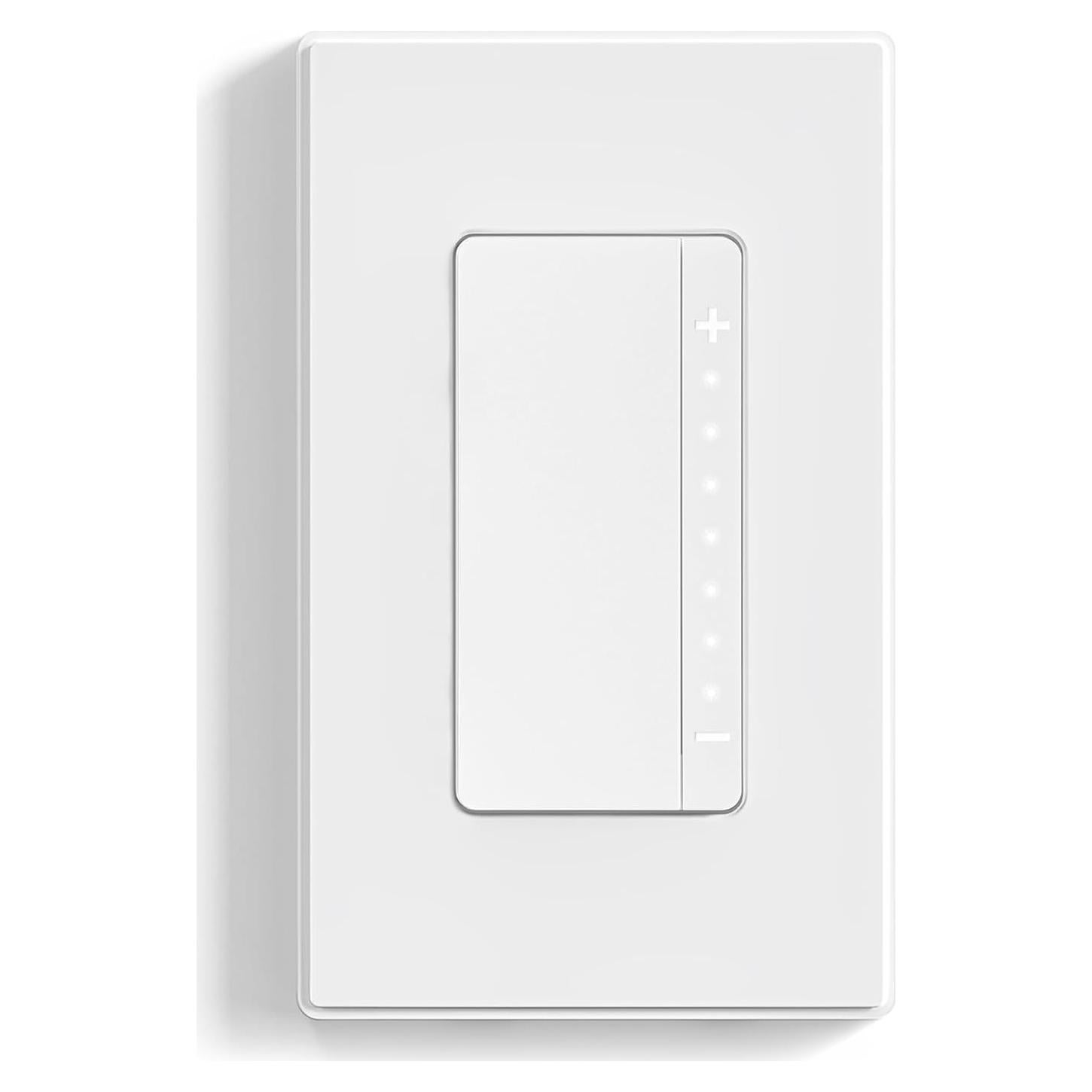 Interruptor Regulador Digital ELEGRP 150W LED Blanco Mate