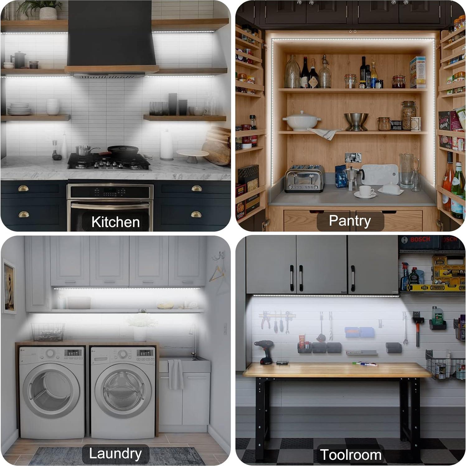 Tira de Luz LED 10m orgaror con Sensor de Movimiento y Regulador