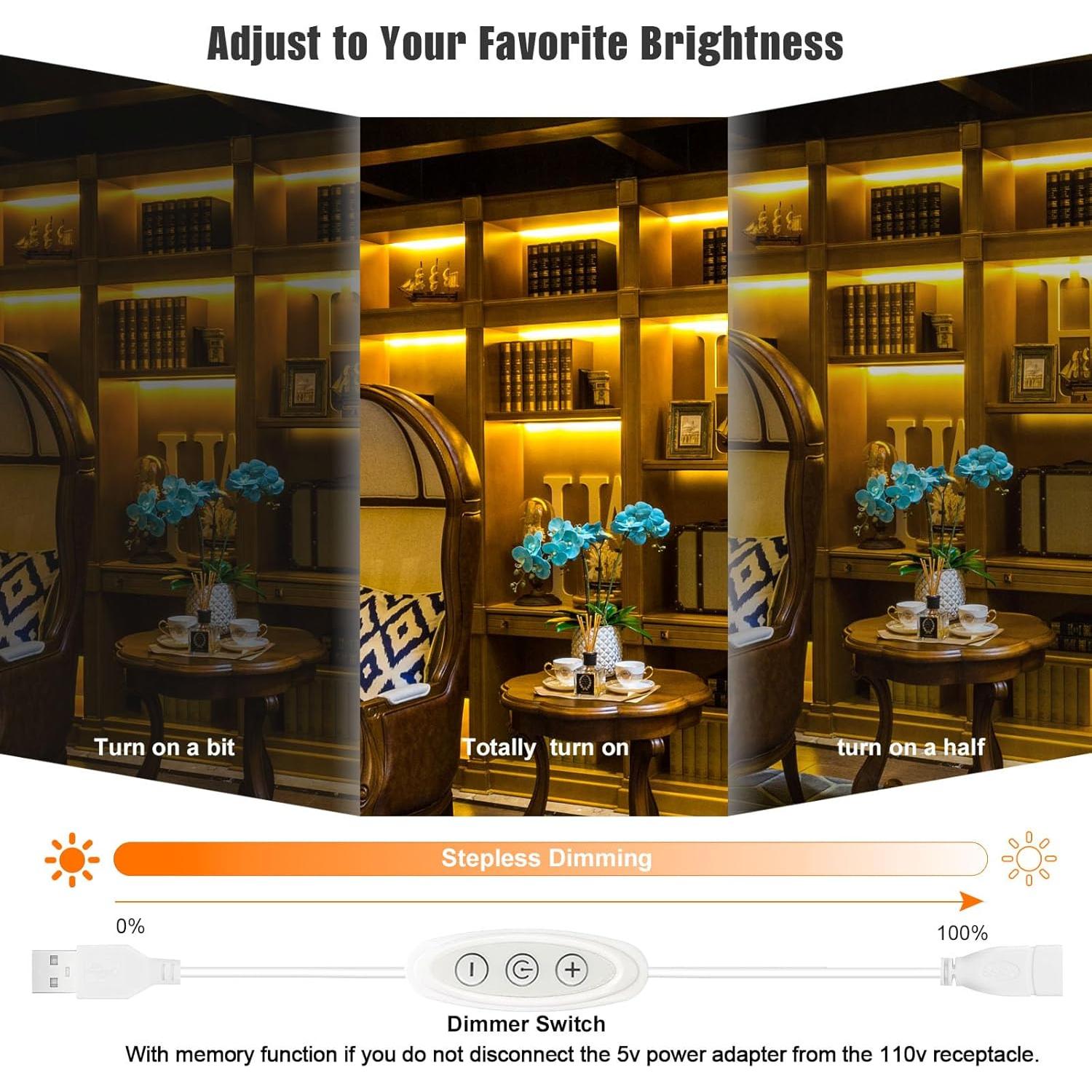 Interruptor Regulador USB GXILEE 10 Niveles 5V - Paquete de 2