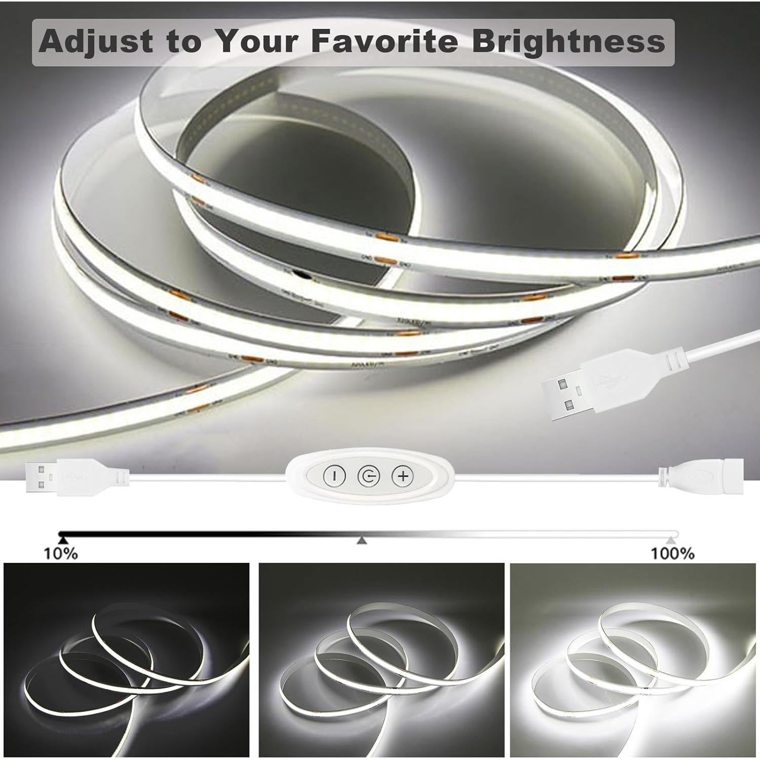 Interruptor Regulador USB GXILEE 10 Niveles 5V - Paquete de 2