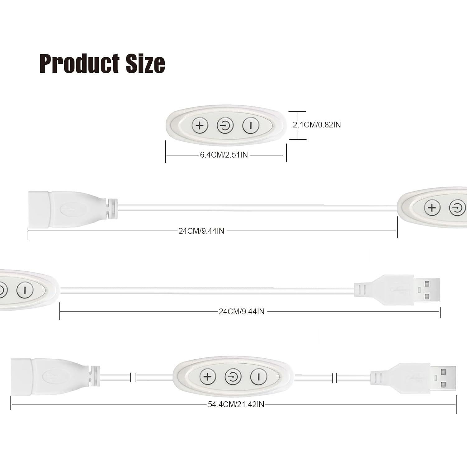 Interruptor Regulador USB GXILEE 10 Niveles 5V - Paquete de 2