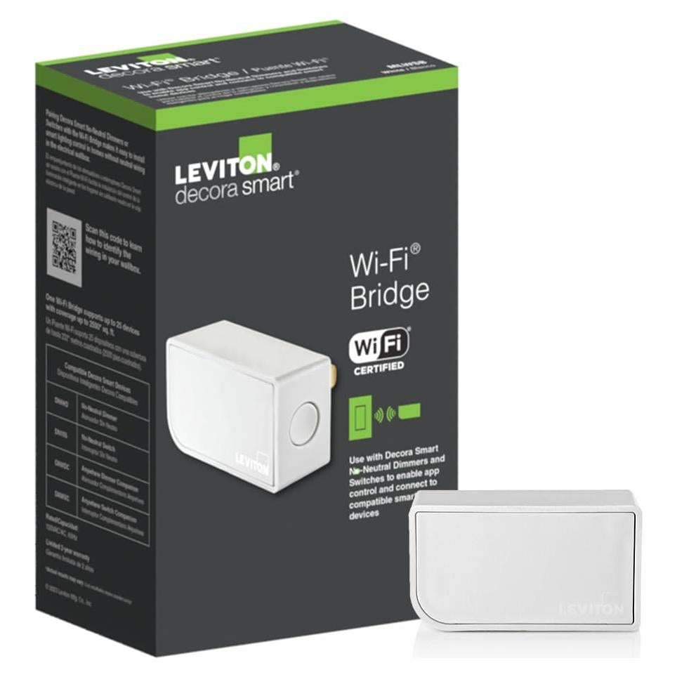 Puente Wi-Fi Leviton Decora Smart MLWSB-1RW, Blanco, 232 m²