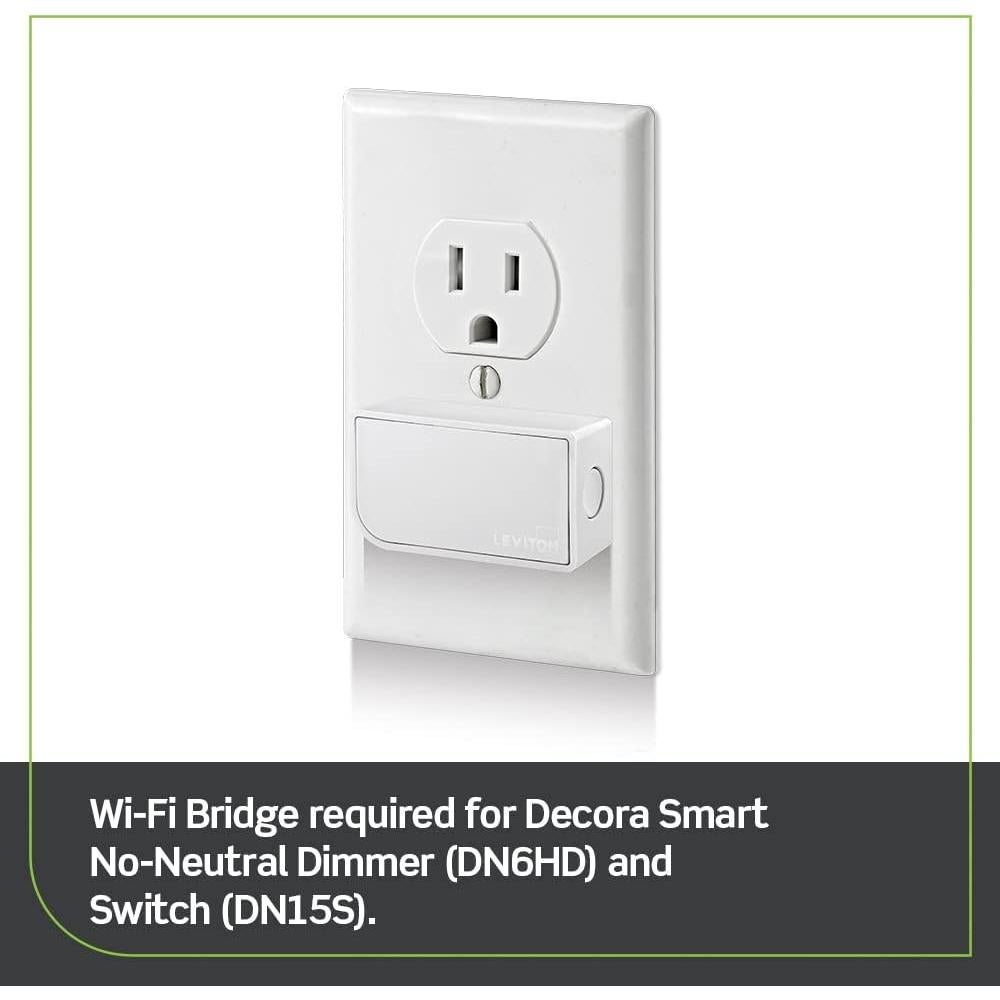 Puente Wi-Fi Leviton Decora Smart MLWSB-1RW, Blanco, 232 m²