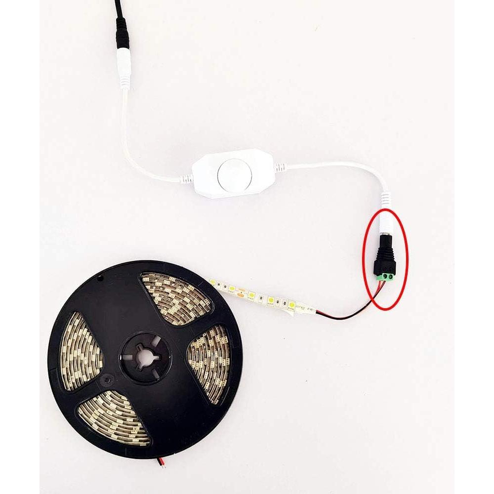 Regulador Dimmer LED 12V-24V LitaElek 3A PWM Blanco