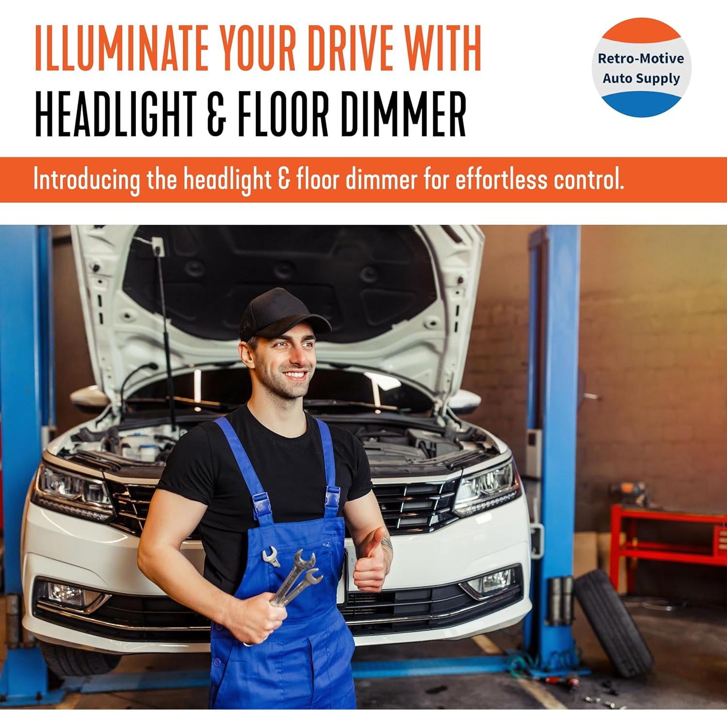 Interruptor de Atenuación de Faros Retro-Motive FS-DS21 con Pigtail