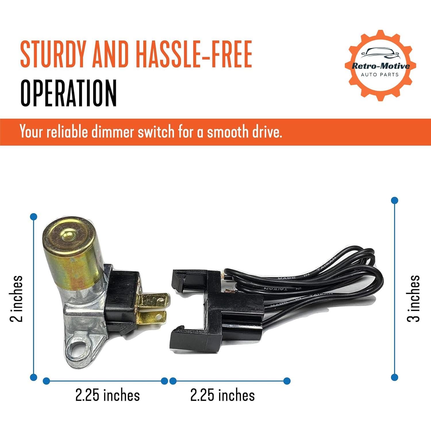 Interruptor de Atenuación de Faros Suntex FS-DS11 para Ford 1959-80