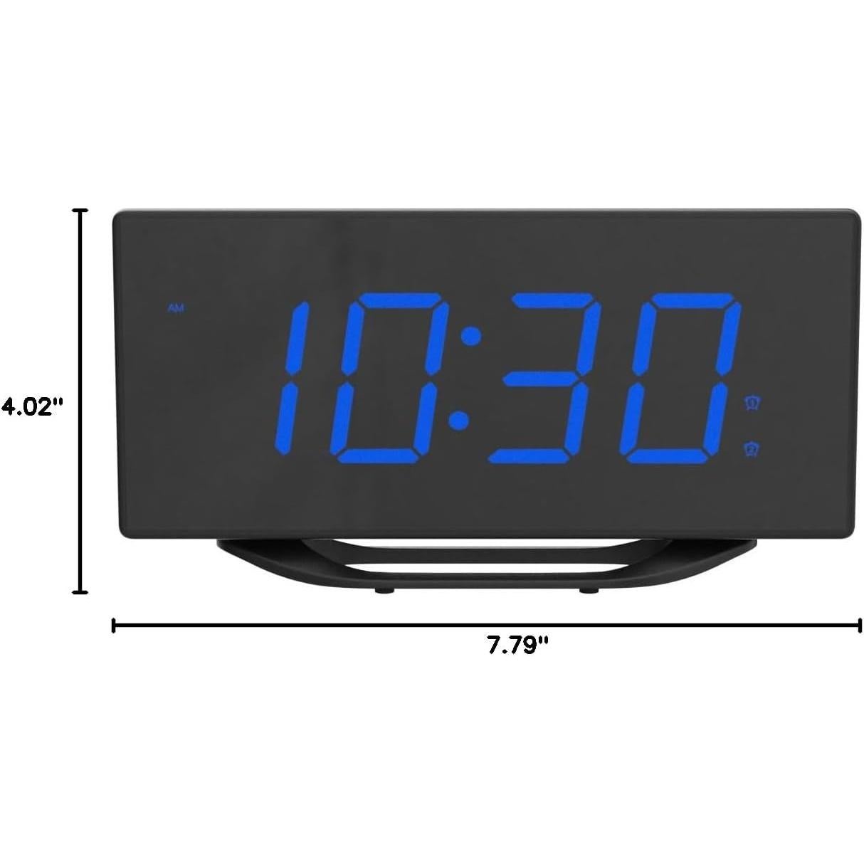 Reloj Despertador Digital Roxicosly con Pantalla LED 21.1 cm