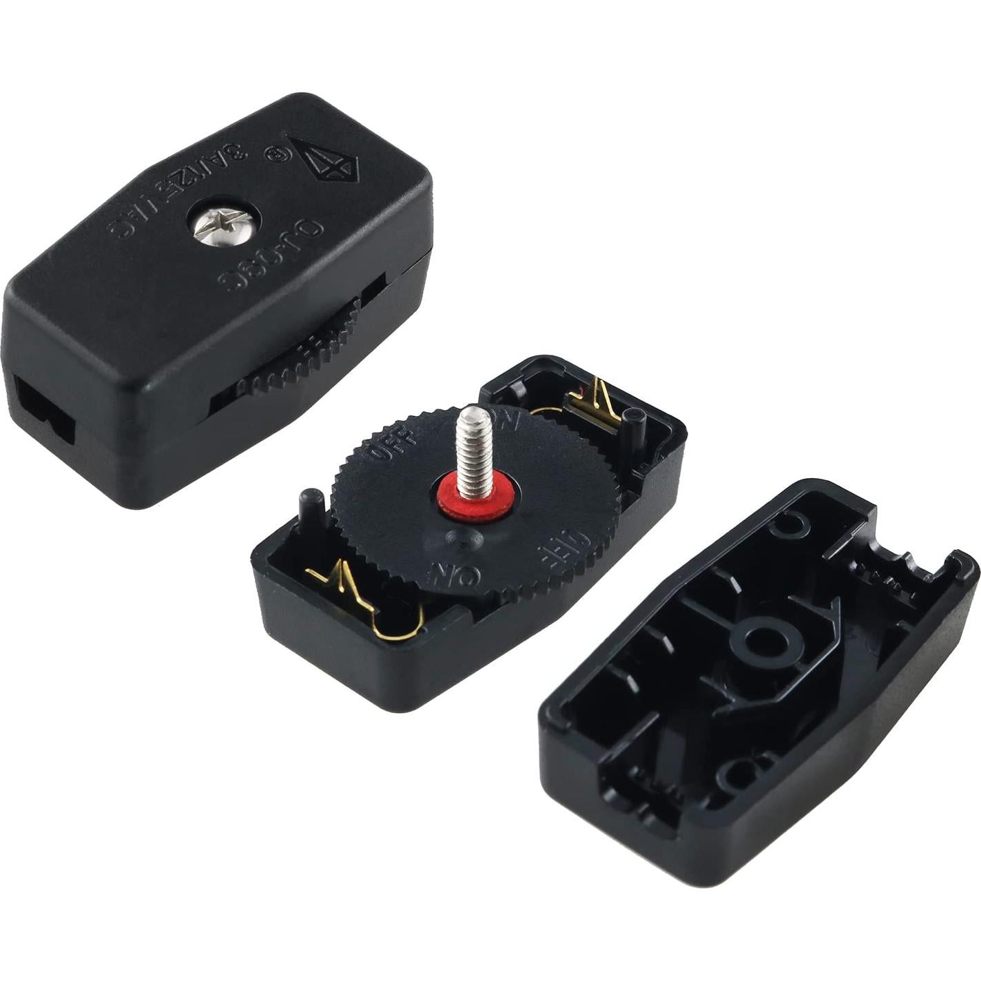 Interruptor Rotativo de Cable AXLIZER 2 Piezas 125V 3A