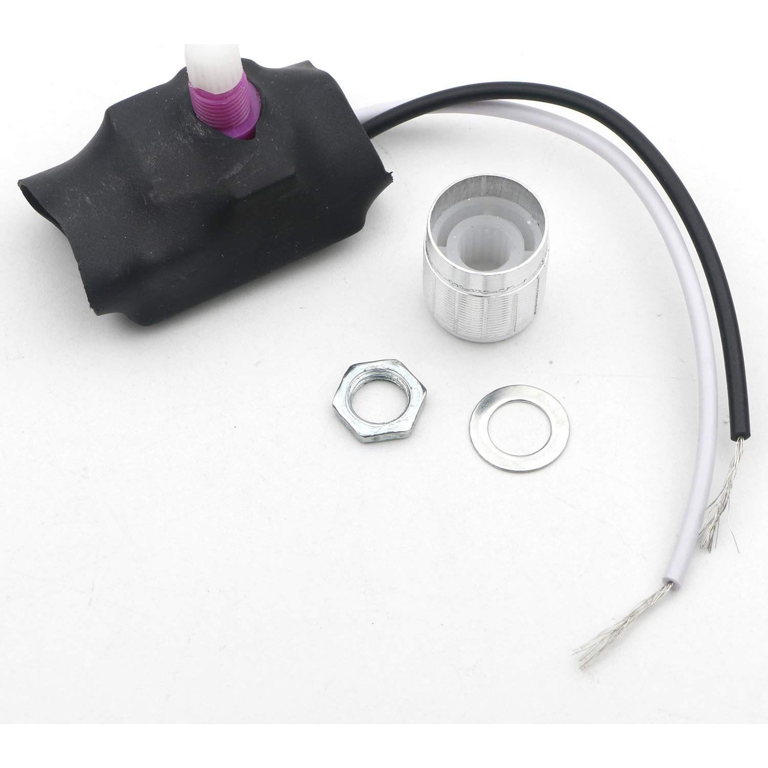 Interruptor Regulador 3A JiuWu Rotativo para Lámpara de Mesa