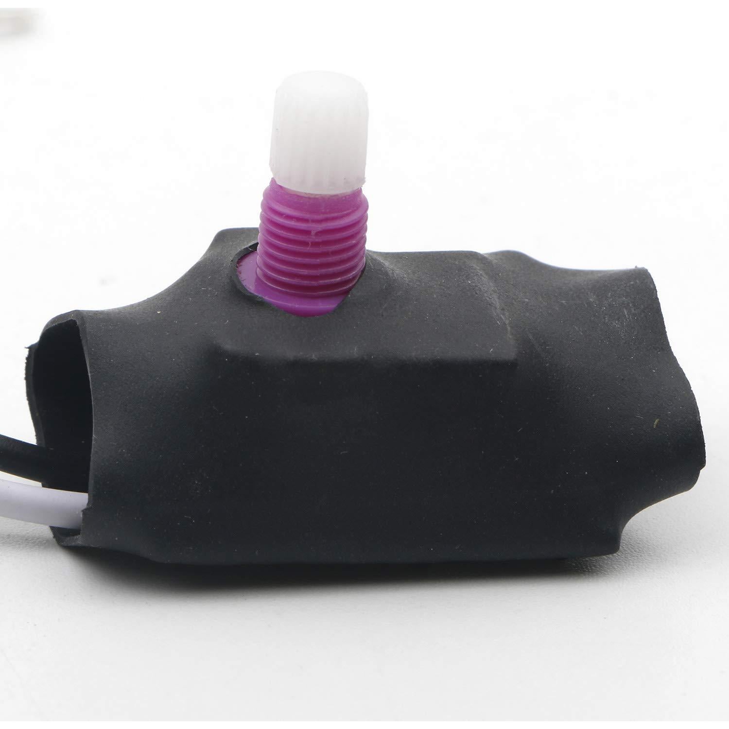 Interruptor Regulador 3A JiuWu Rotativo para Lámpara de Mesa