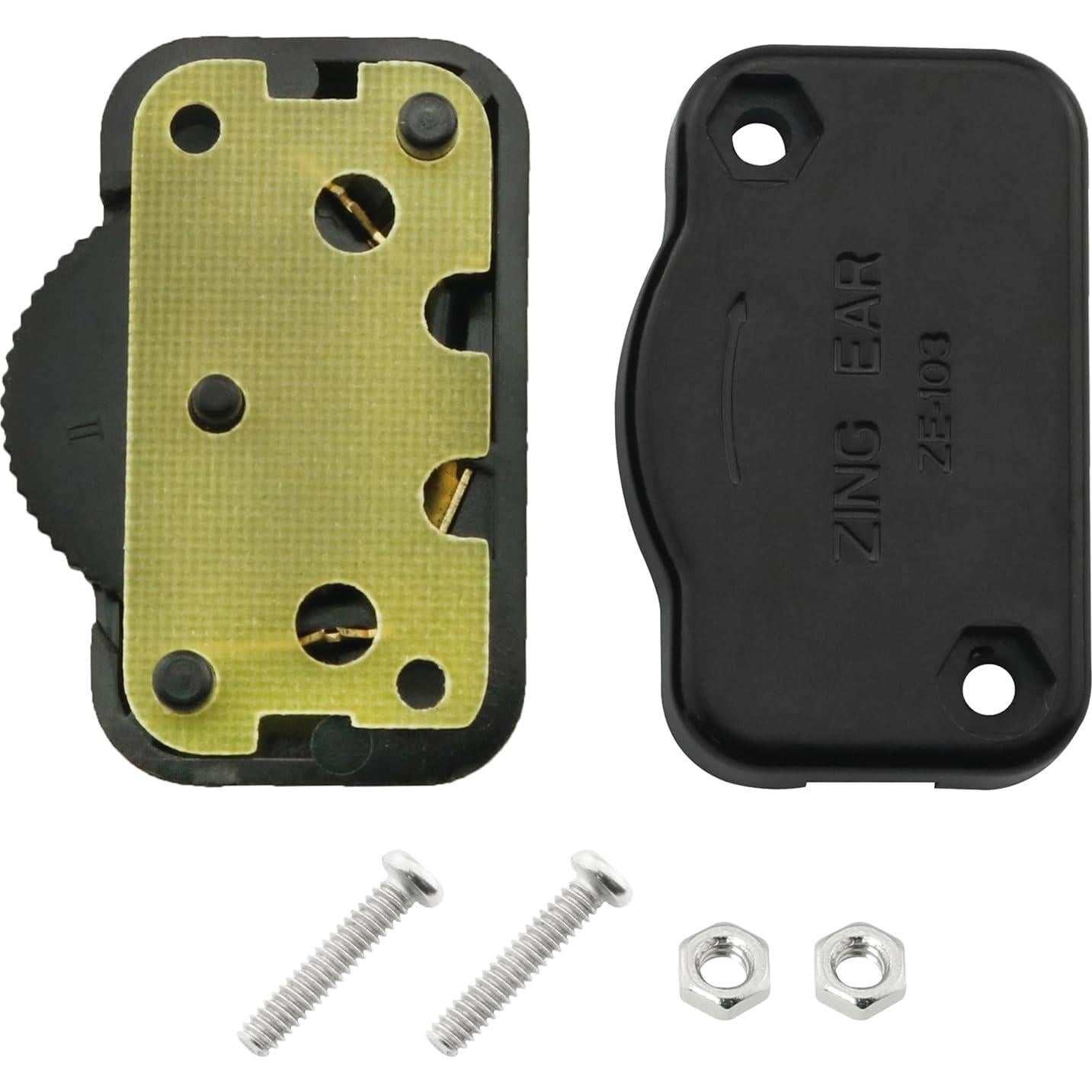 Interruptor Regulador SPT-2 ZZLZX Control de Brillo Negro