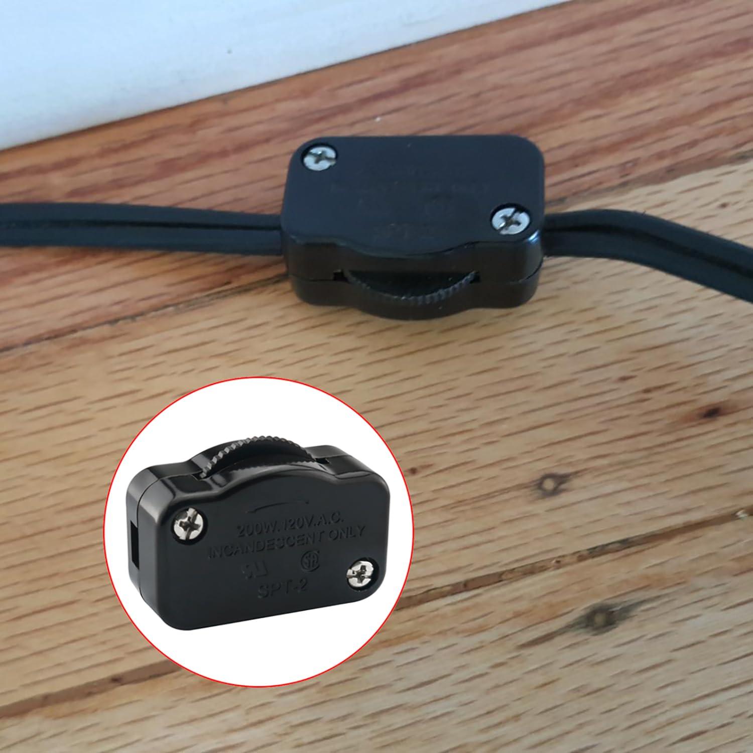 Interruptor Regulador SPT-2 ZZLZX Control de Brillo Negro