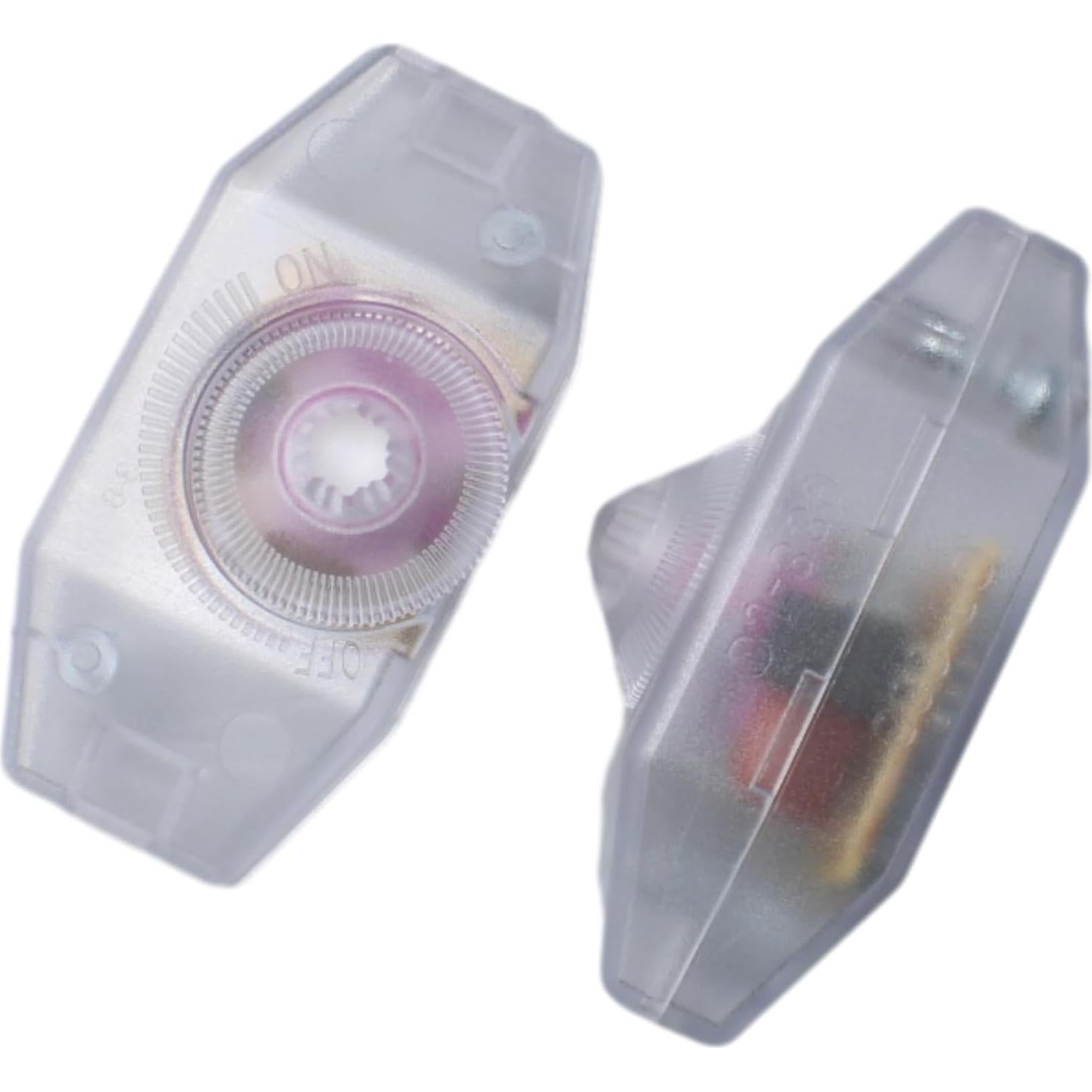 Interruptor Regulador de Luz OZXNO 2pcs 110V 2A Transparente