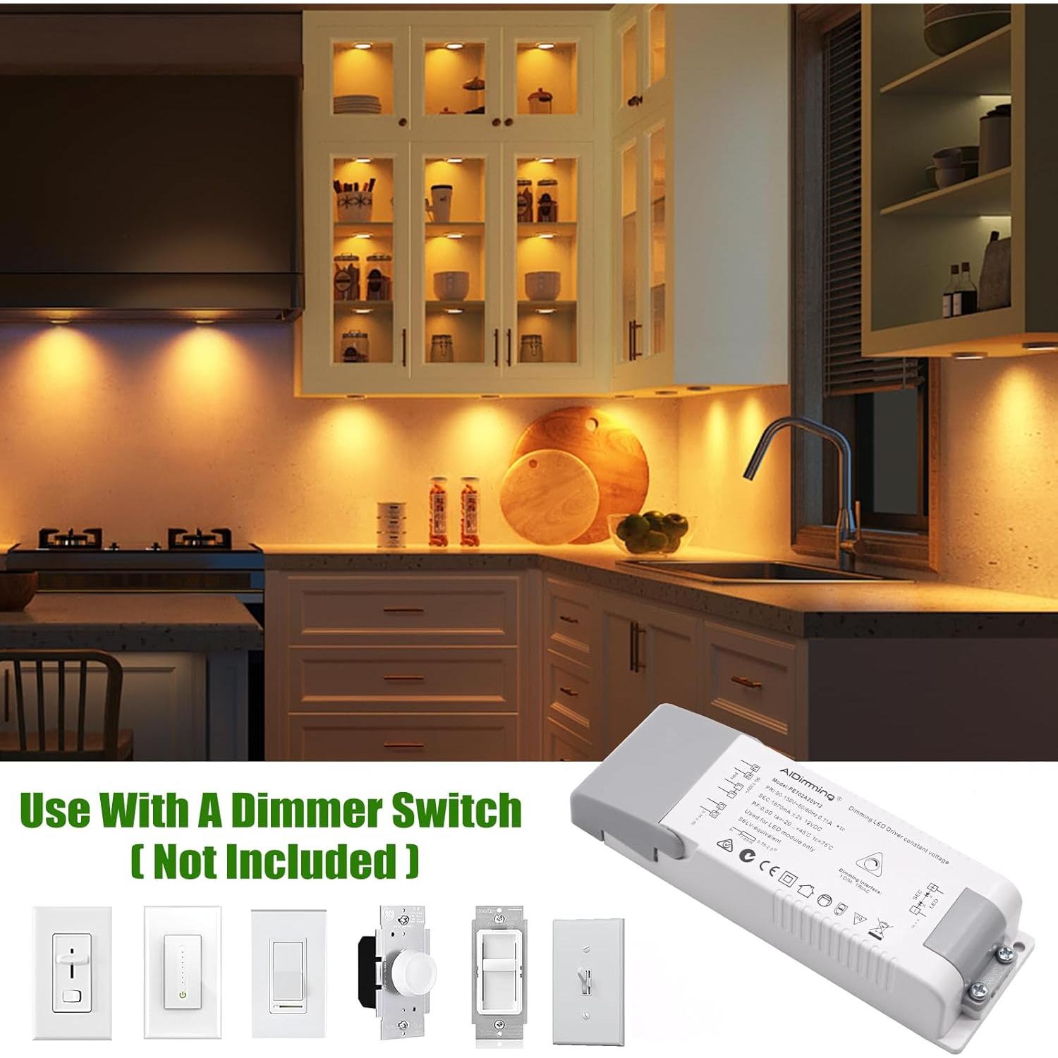 Transformador Regulable 12V 20W AIBOO para Luces LED