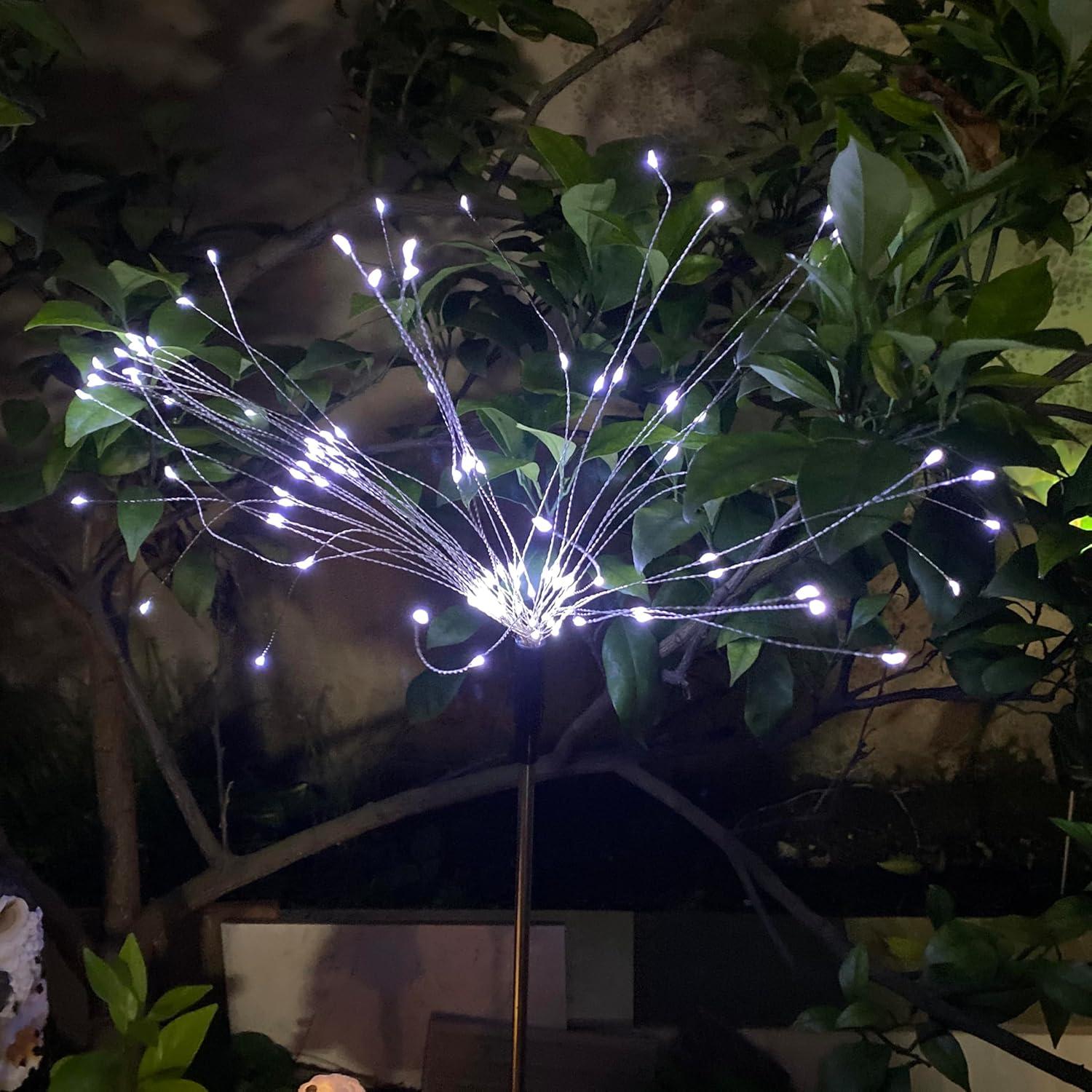 Luces de Jardín Solares JJGoo 120 LEDs 2 Modos Impermeables