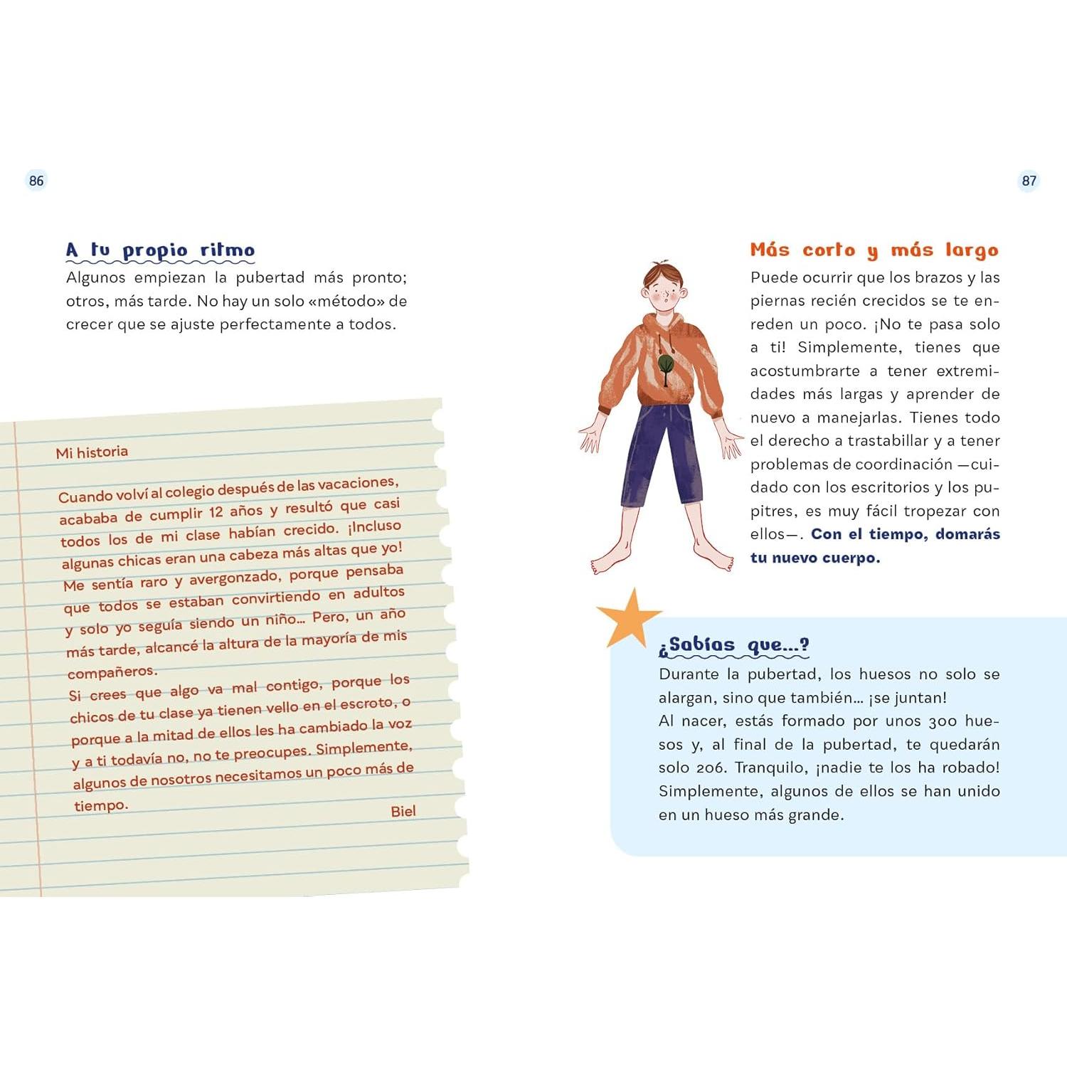 Pubertad positiva para chicos: Hacia la adolescencia: Guía de positividad corporal para los cambios en el cuerpo y en las emociones (2) (Libros juveniles) (Spanish Edition)