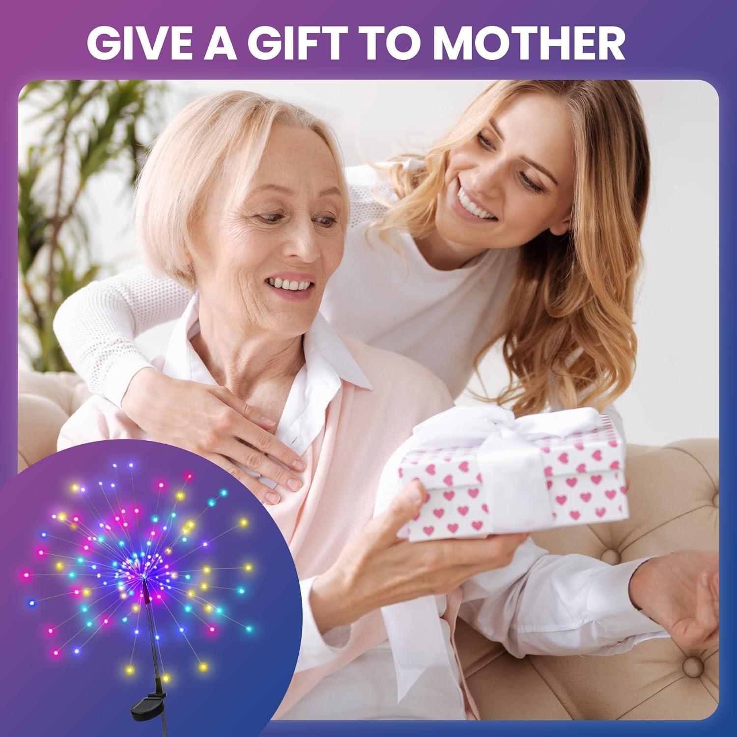 Luces Solares Decorativas PEVOROS 120 LED Multicolor 2 Paquete