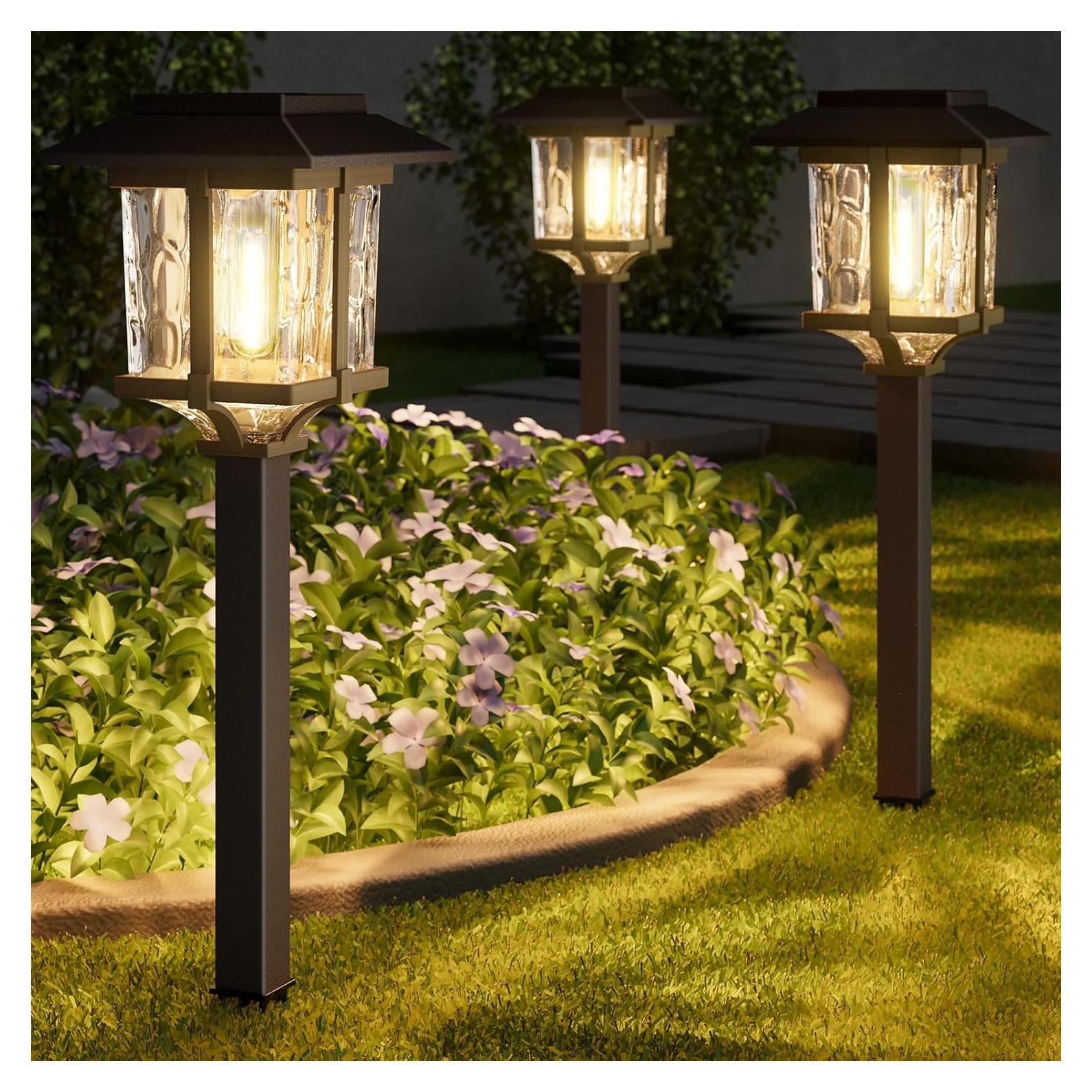 Luces Solares XMCOSY+ para Jardín IP65, 6 Piezas 20LM