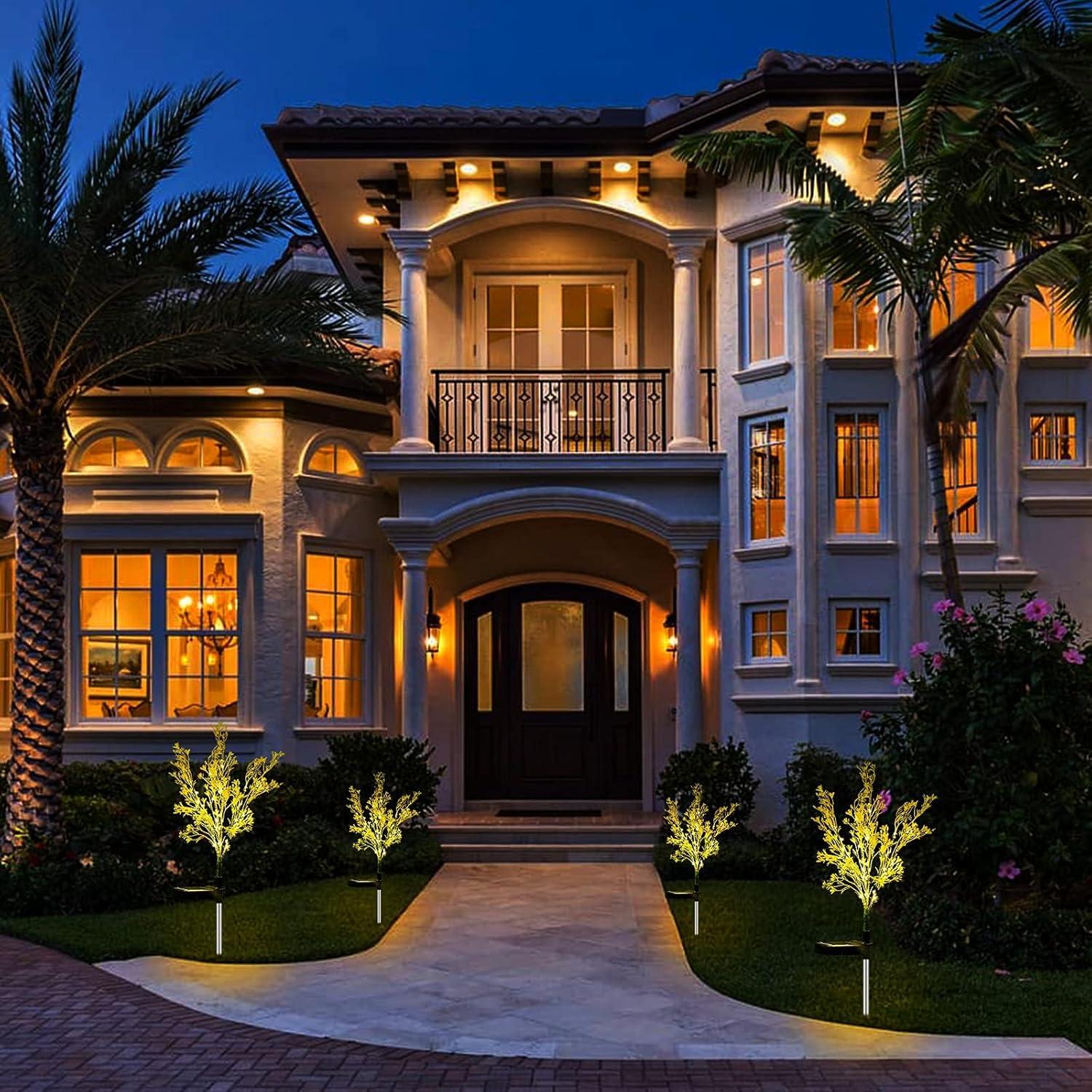 Luces Solares para Jardín Neporal 4PK Doradas IP65