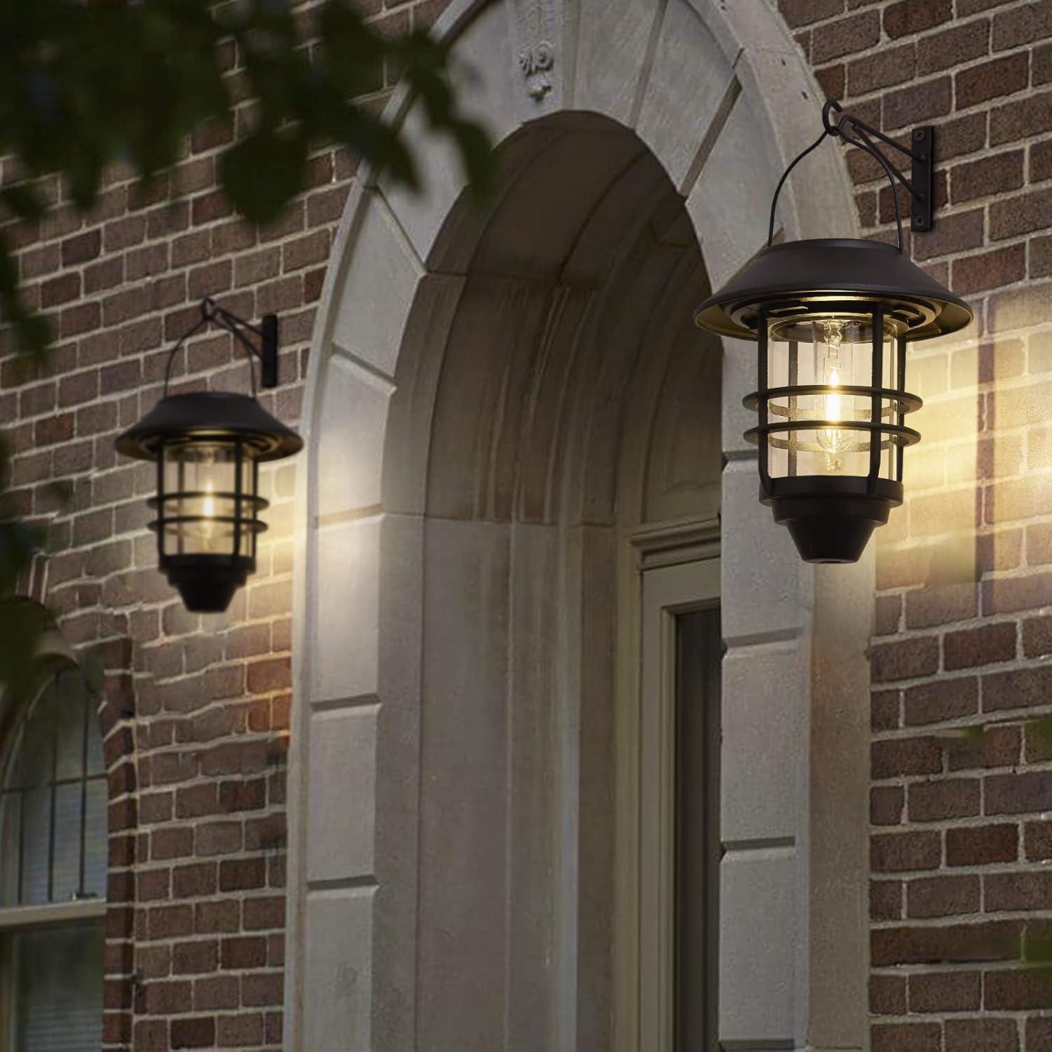 Paquete de 2 Linternas Solares Colgantes DERAYSION IP65