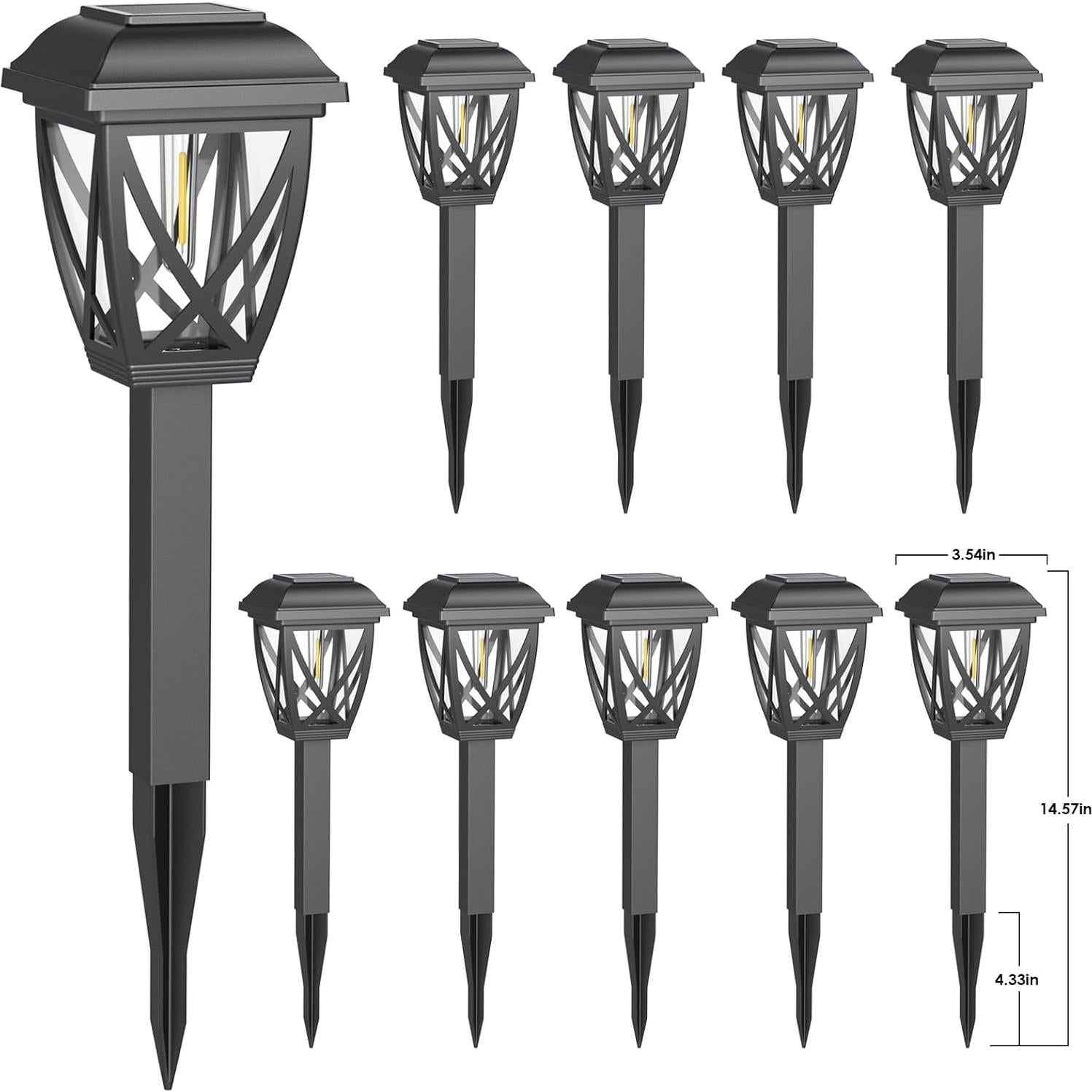 Luces Solares Derynome para Exteriores - Paquete de 10 Unidades