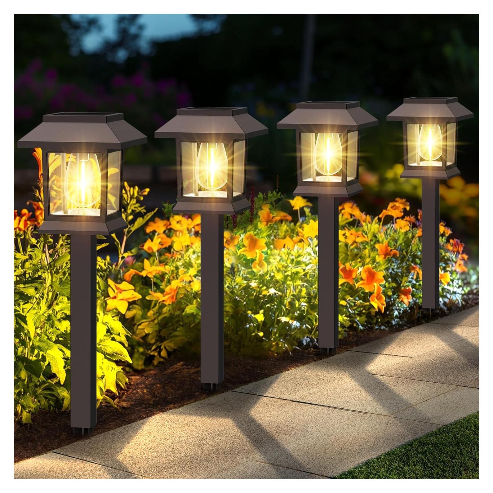 Luces de Camino Solares Benany - Paquete de 12 LED IP44