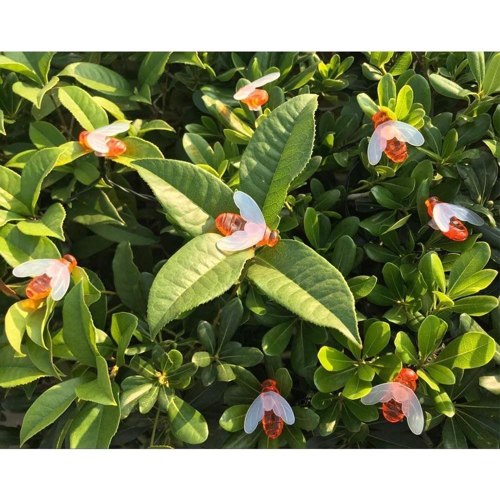 Luces de Cadena Solares Semilits 20LED Abejas para Jardín